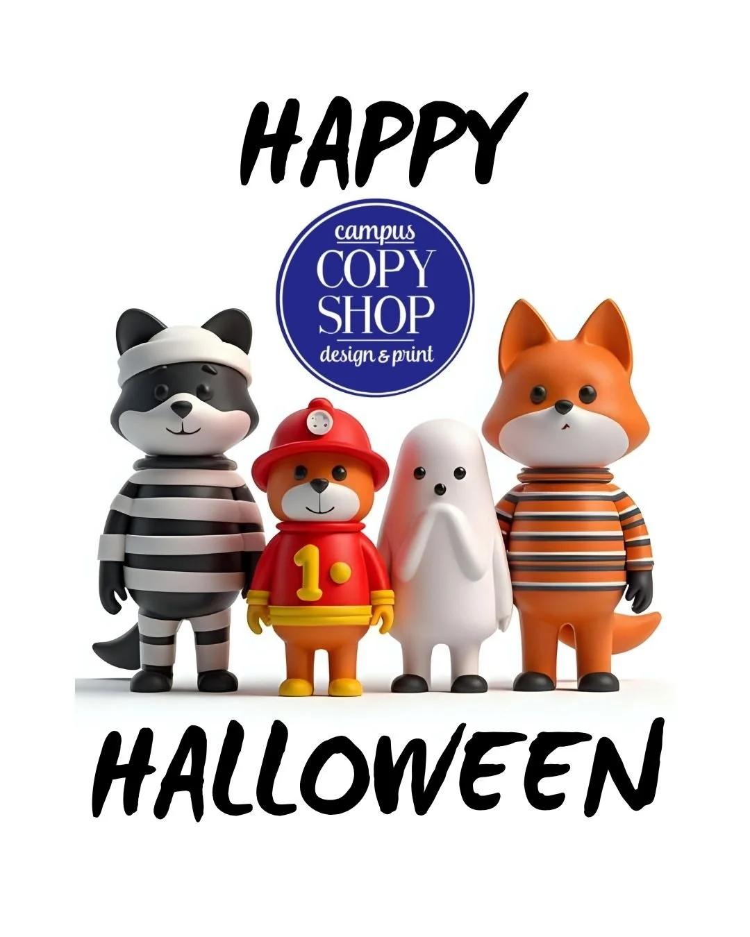 Happy Halloween from all of us at the shop! Wishing you a fun and safe holiday. 🎃
