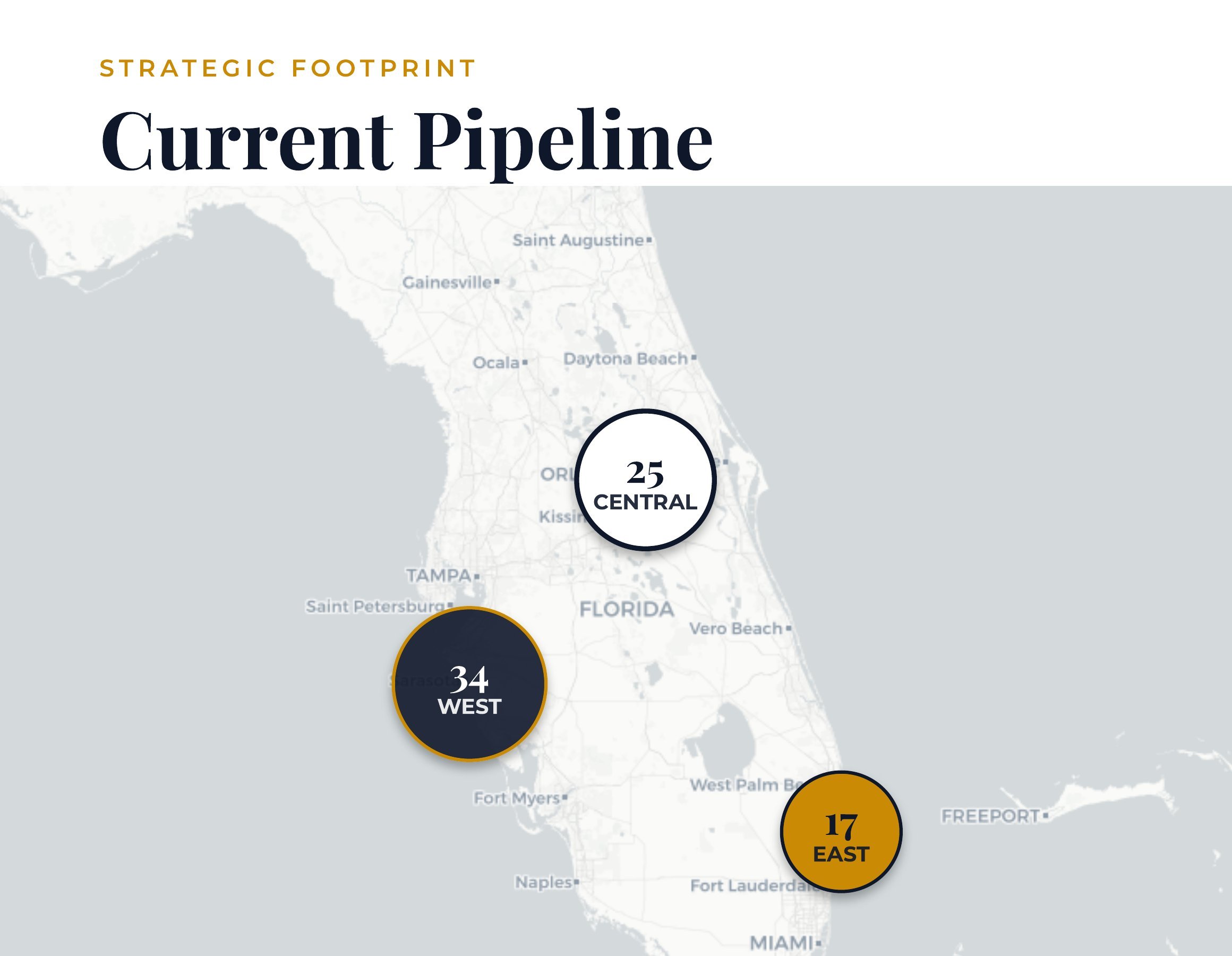 Evia Partners Florida Pipeline Map