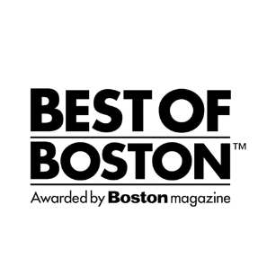 Logo for Best of Boston, awarded by Boston magazine.