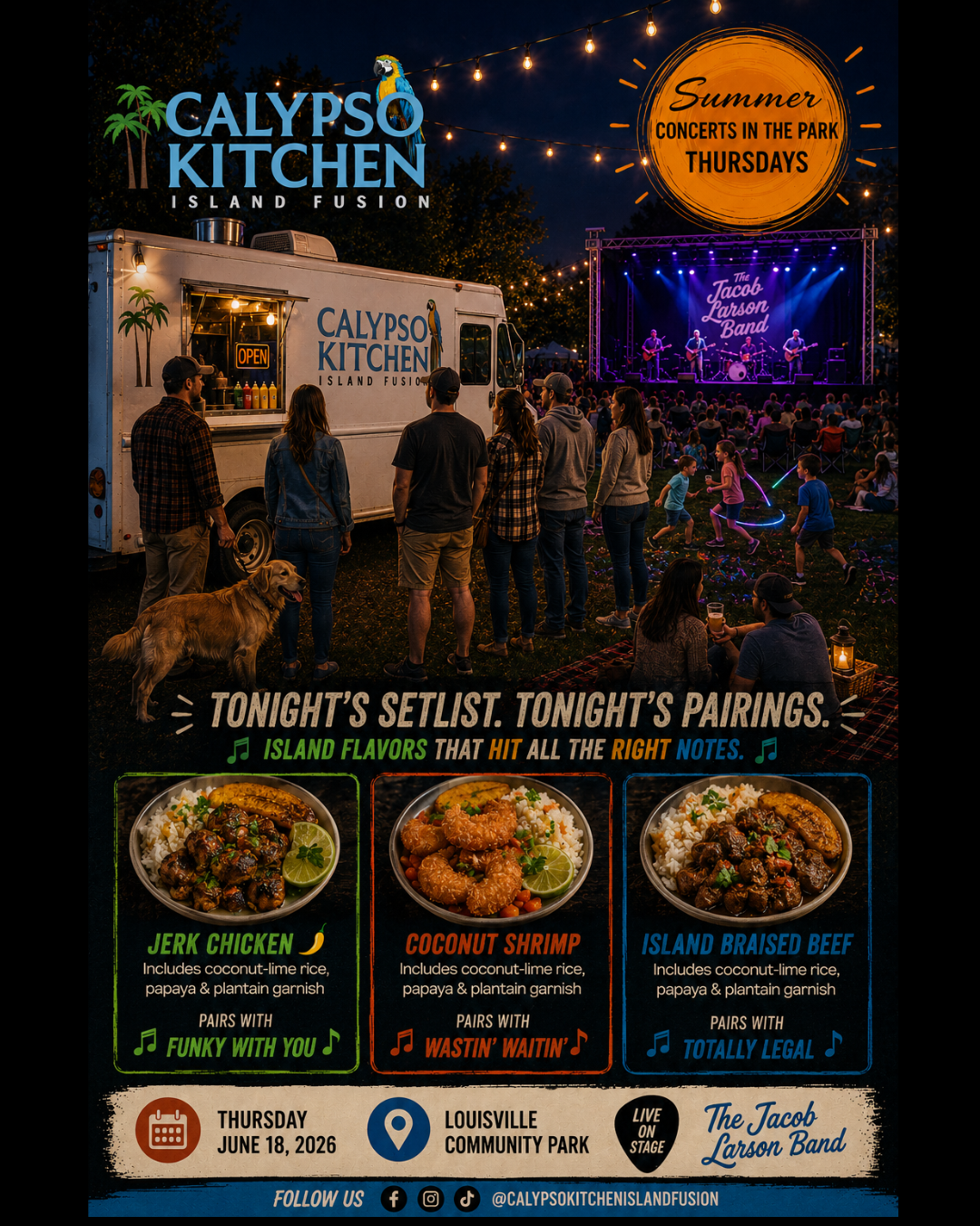 CALYPSO KITCHEN @  LOUSIVILLE SUMMER CONCERT SERIES
