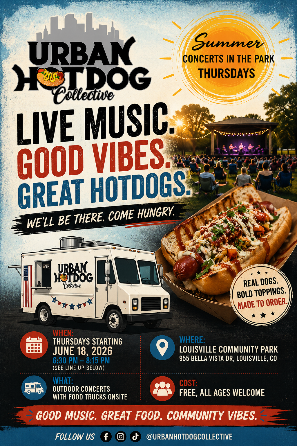 URBAN HOTDOG COLLECTIVE @ LOUSIVILLE SUMMER CONCERT SERIES