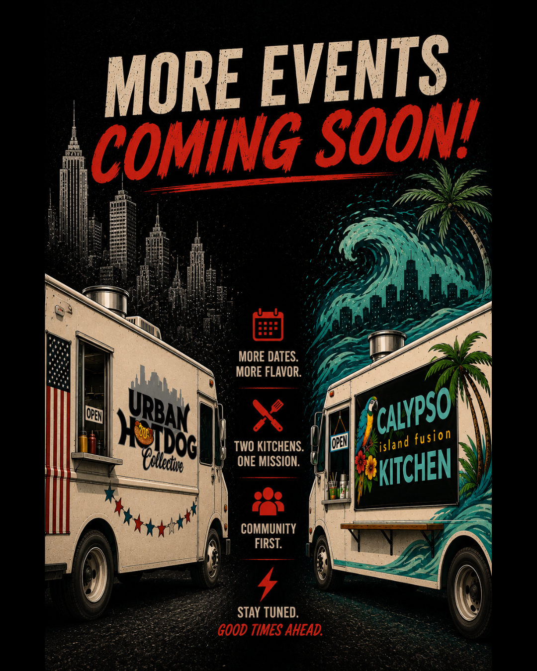 More events coming soon