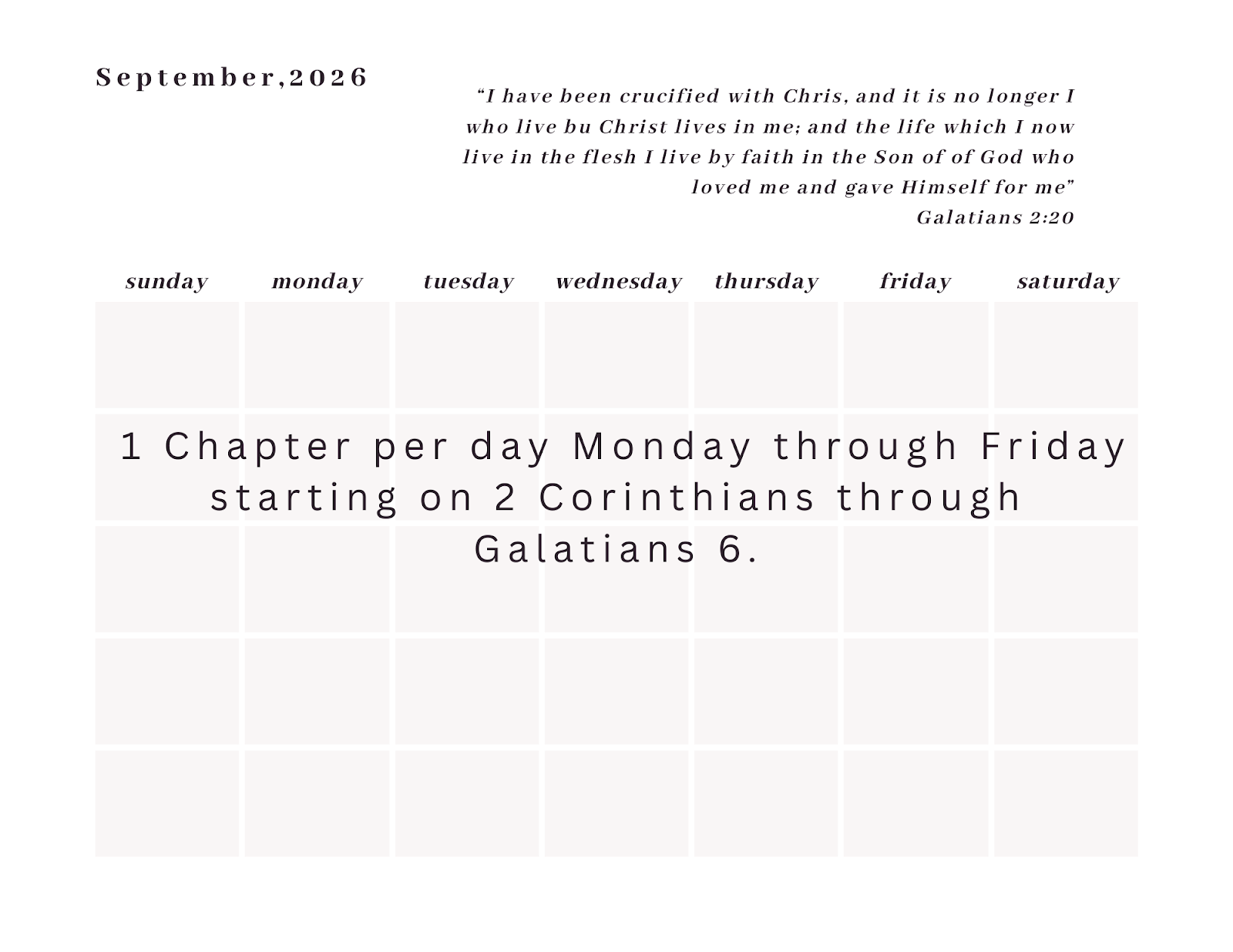 NT Reading September