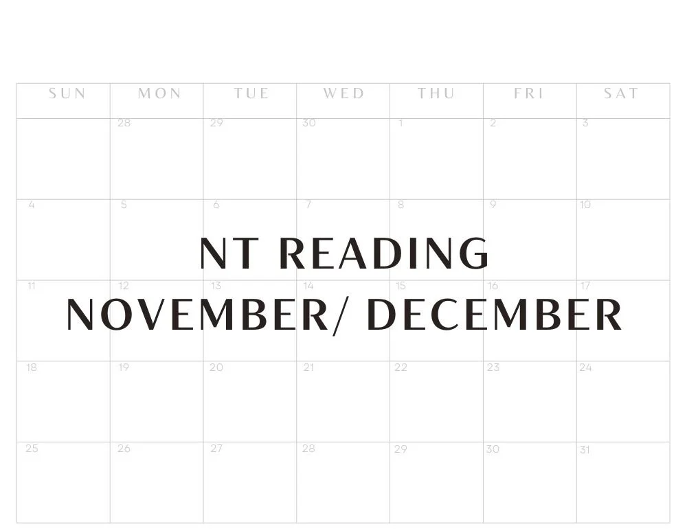 NT Reading November/ December