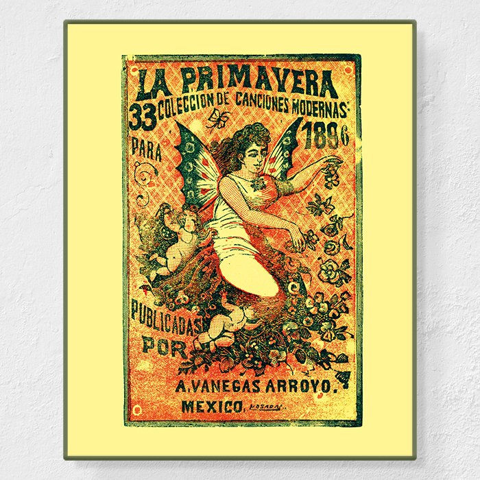 La primavera - Affiche Jose Guadalupe Posada