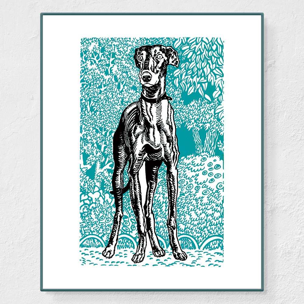 Greyhound 1 - Affiche Moriz Jung