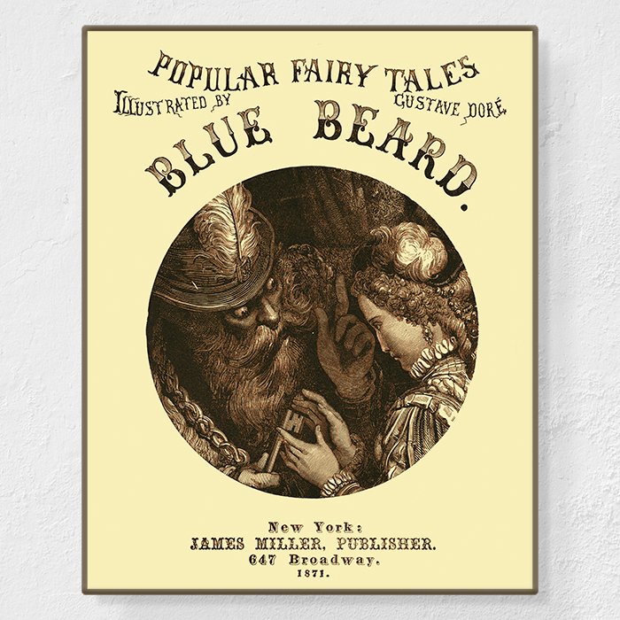 Blue beard - Affiche Gustave Doré