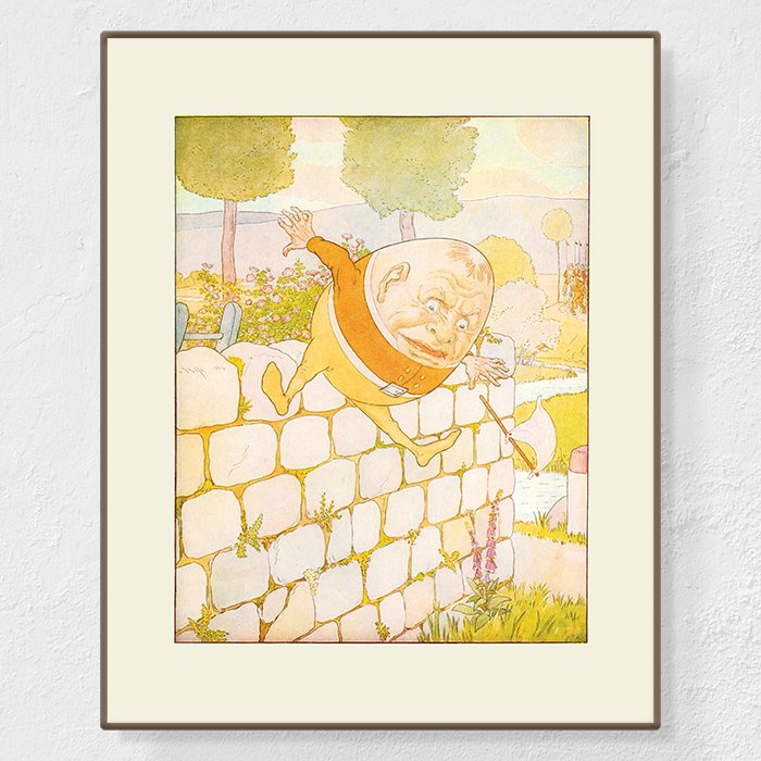 Humpty dumpty - Affiche Leonard Leslie Brooke