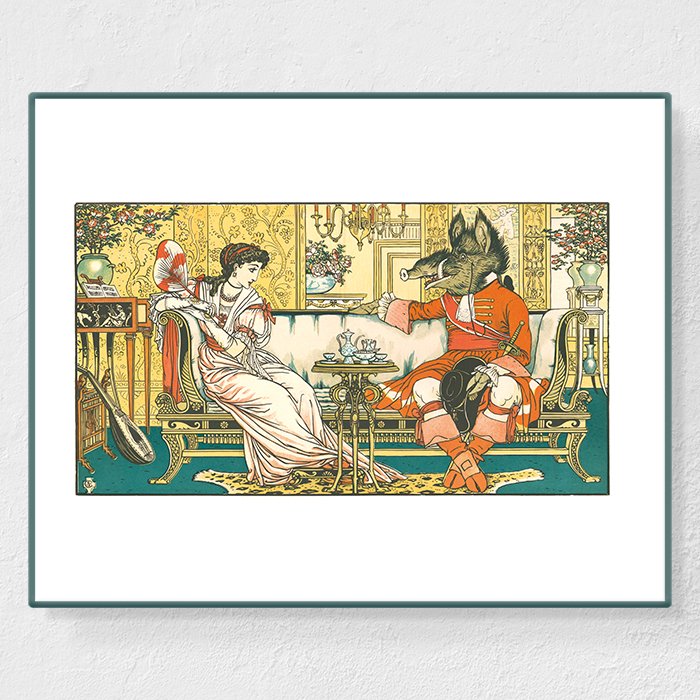 I am so very ugly - Affiche Walter Crane