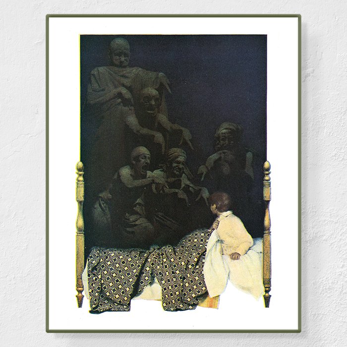 Seeing things - Affiche Maxfield Parrish