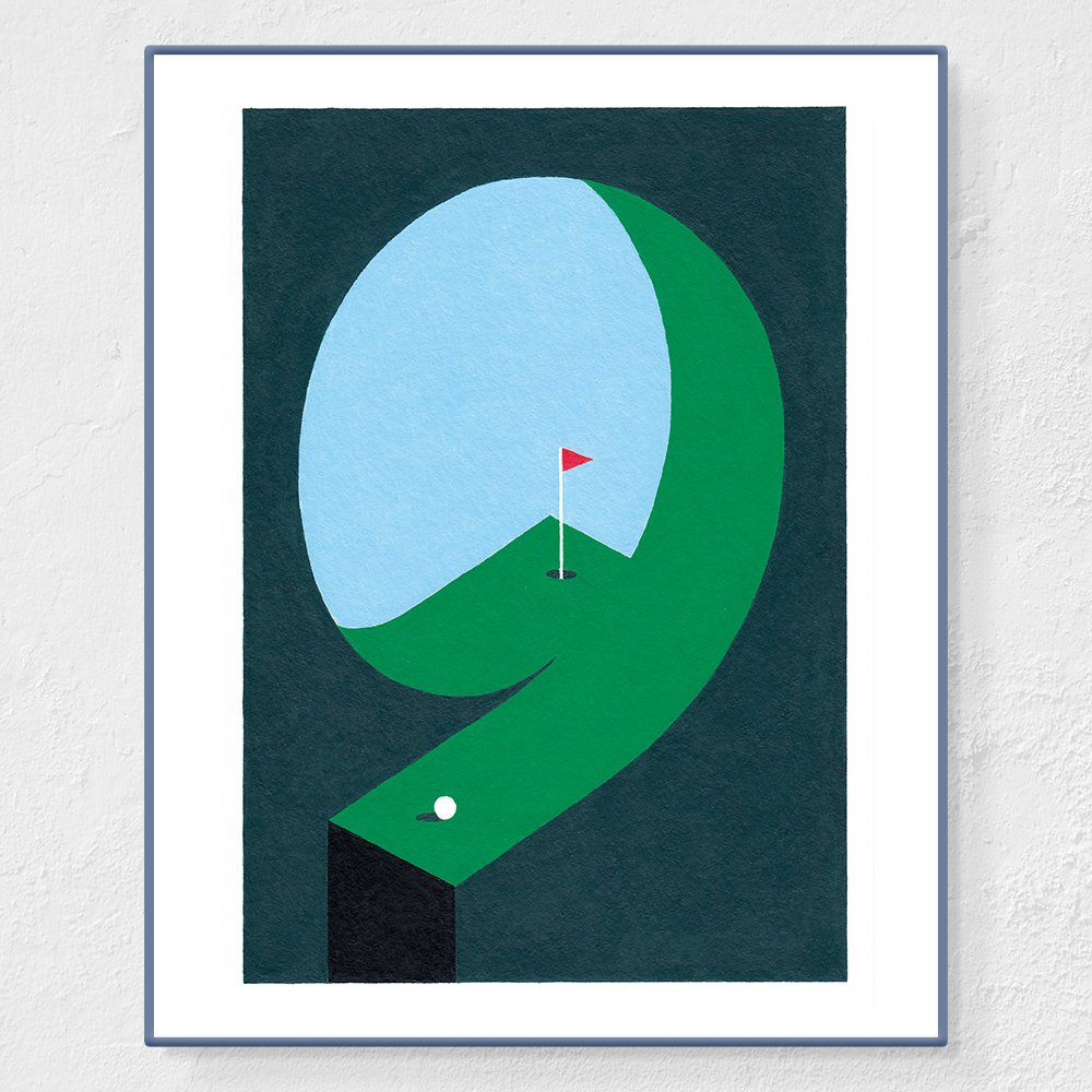 Minigolf looping - Affiche Julian Lagoutte