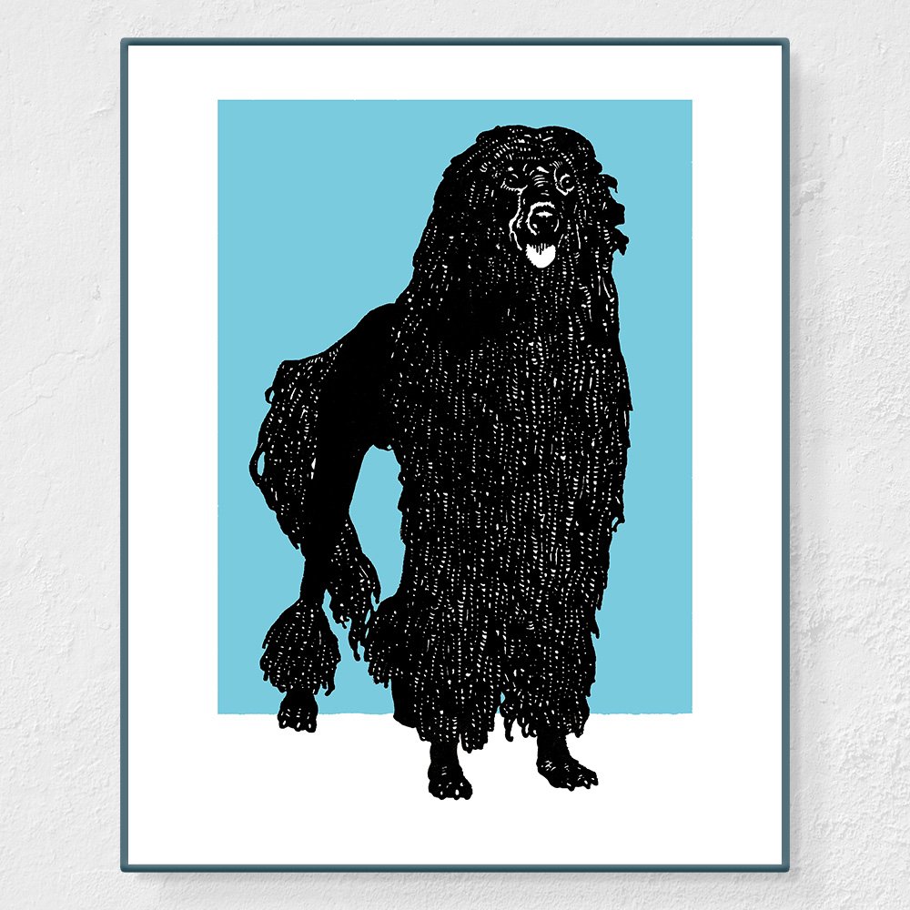 Poodle - Affiche Moriz Jung