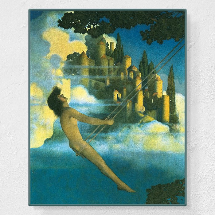 Dinky bird - Affiche Maxfield Parrish