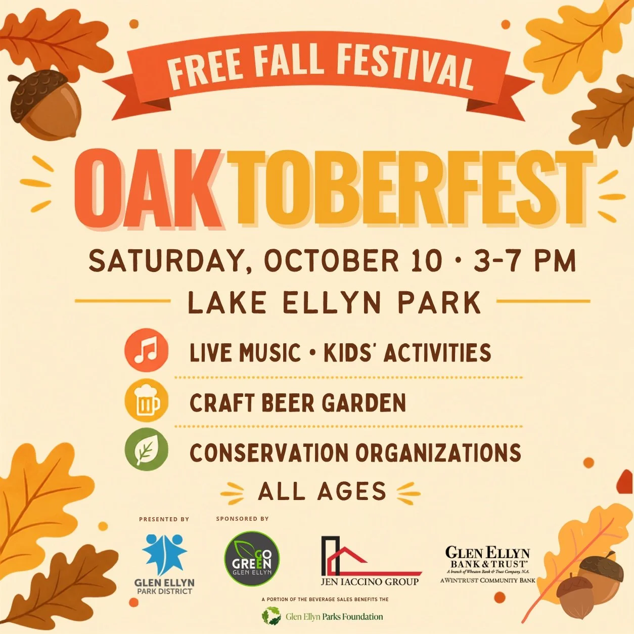 We&rsquo;re sorry to announce that this year&rsquo;s Par-Tee for Parks has been canceled. We&rsquo;re grateful to everyone who supported the event and hope to see you at another fun fall gathering!

Save the date for OAKtoberfest on Saturday, October