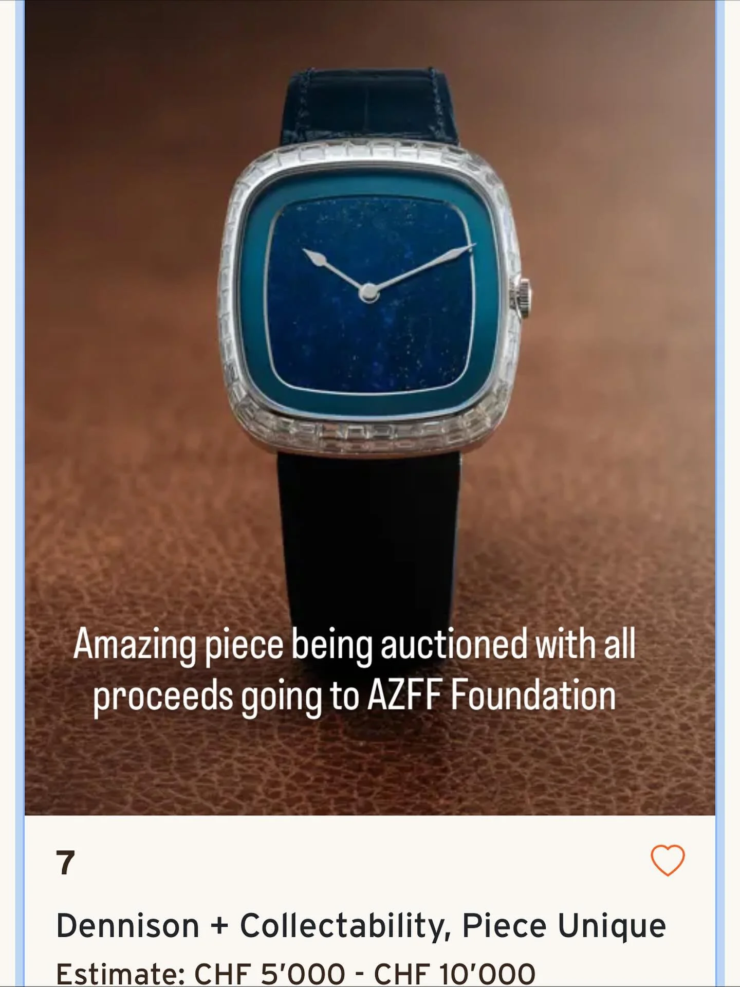 This amazing collab between Dennison and Collectability is being auctioned with proceeds going to the AZFF. Thank you John Reardon for your incredible generosity. 

https://auctions.marteauandco.com/Oct-2025/catalogue/0007?fbclid=PARlRTSANjyqJleHRuA2