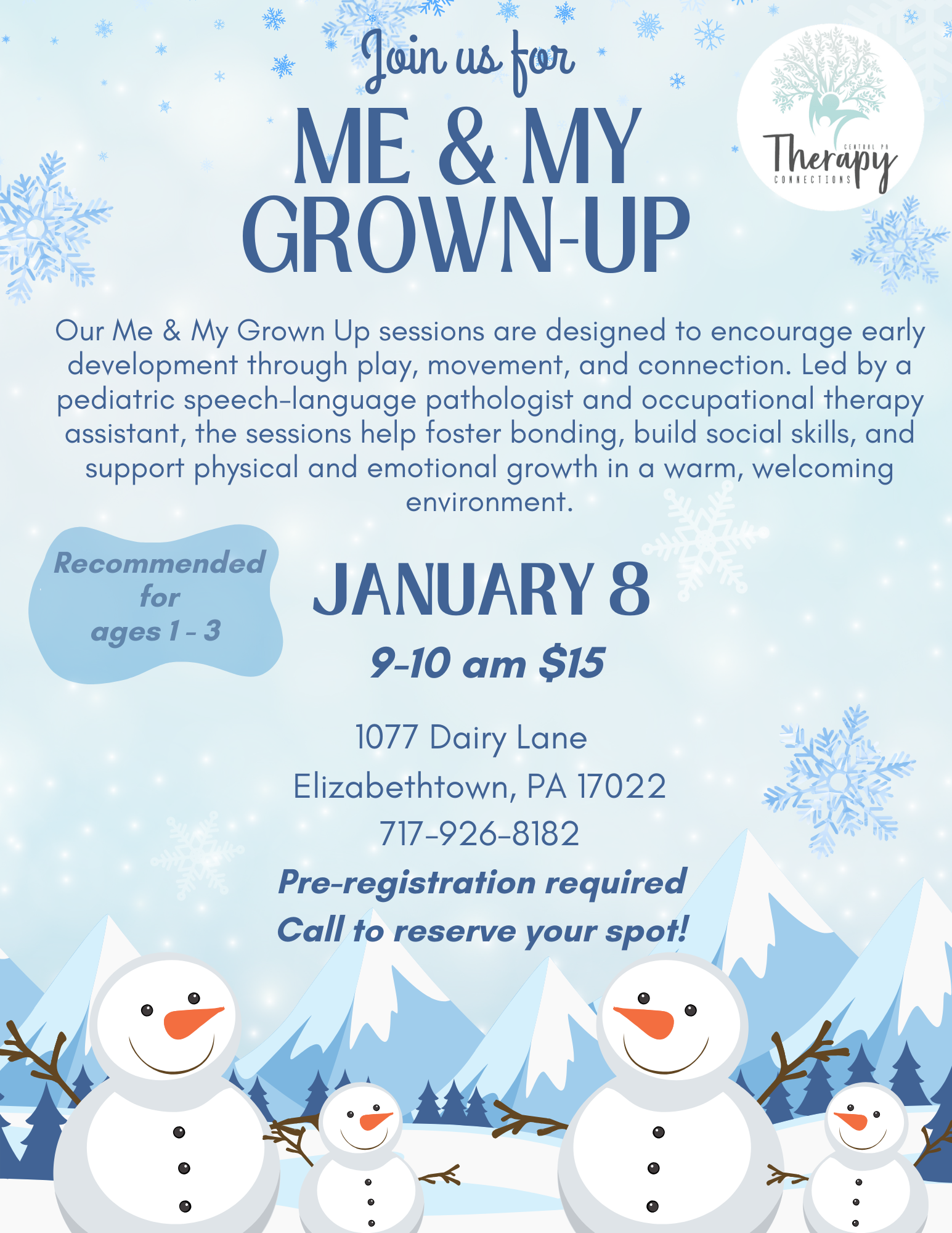 Me and My Grown-Up, January 8