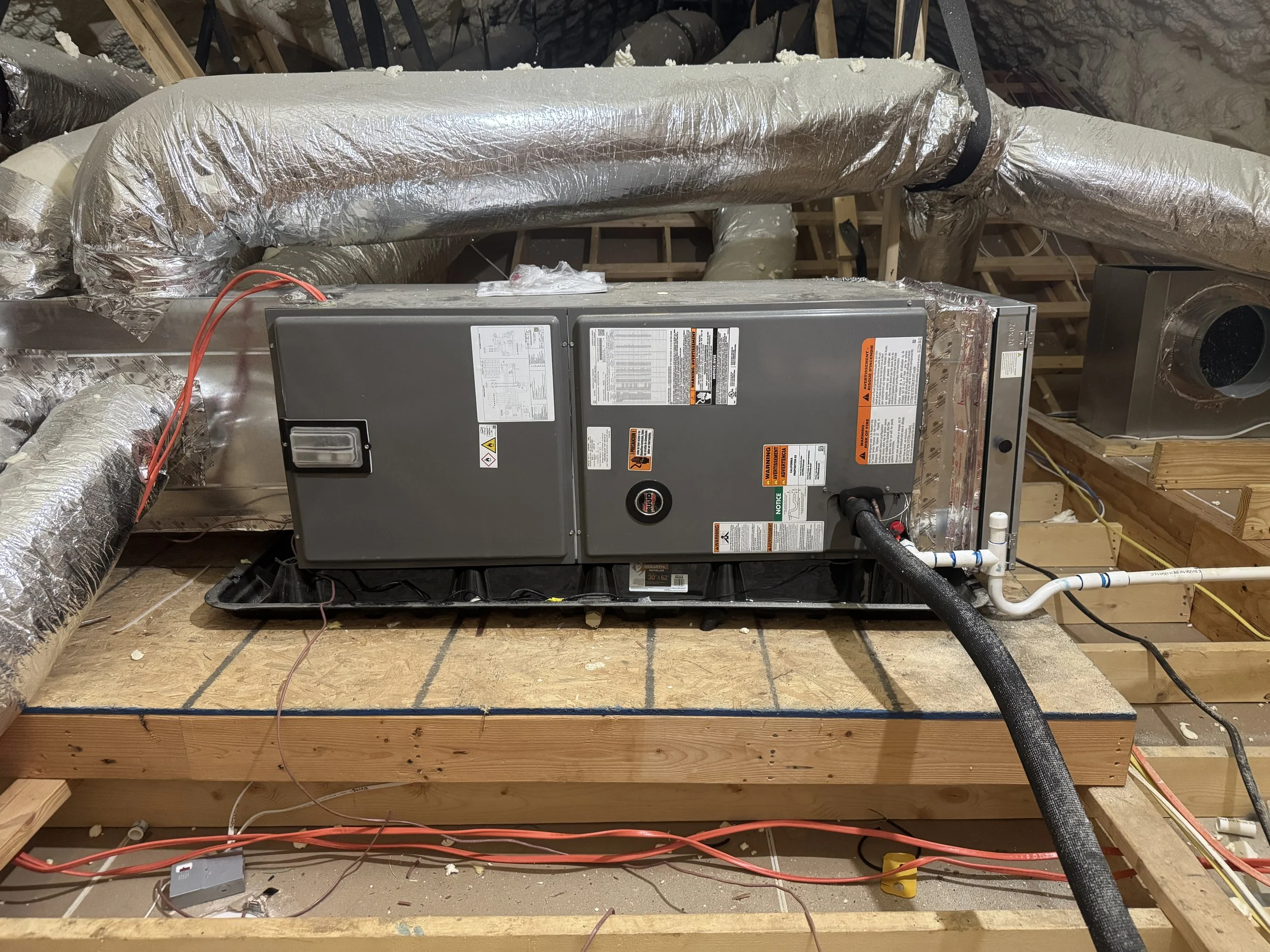 Air handler service and AC maintenance by Clark HVAC in the River Valley