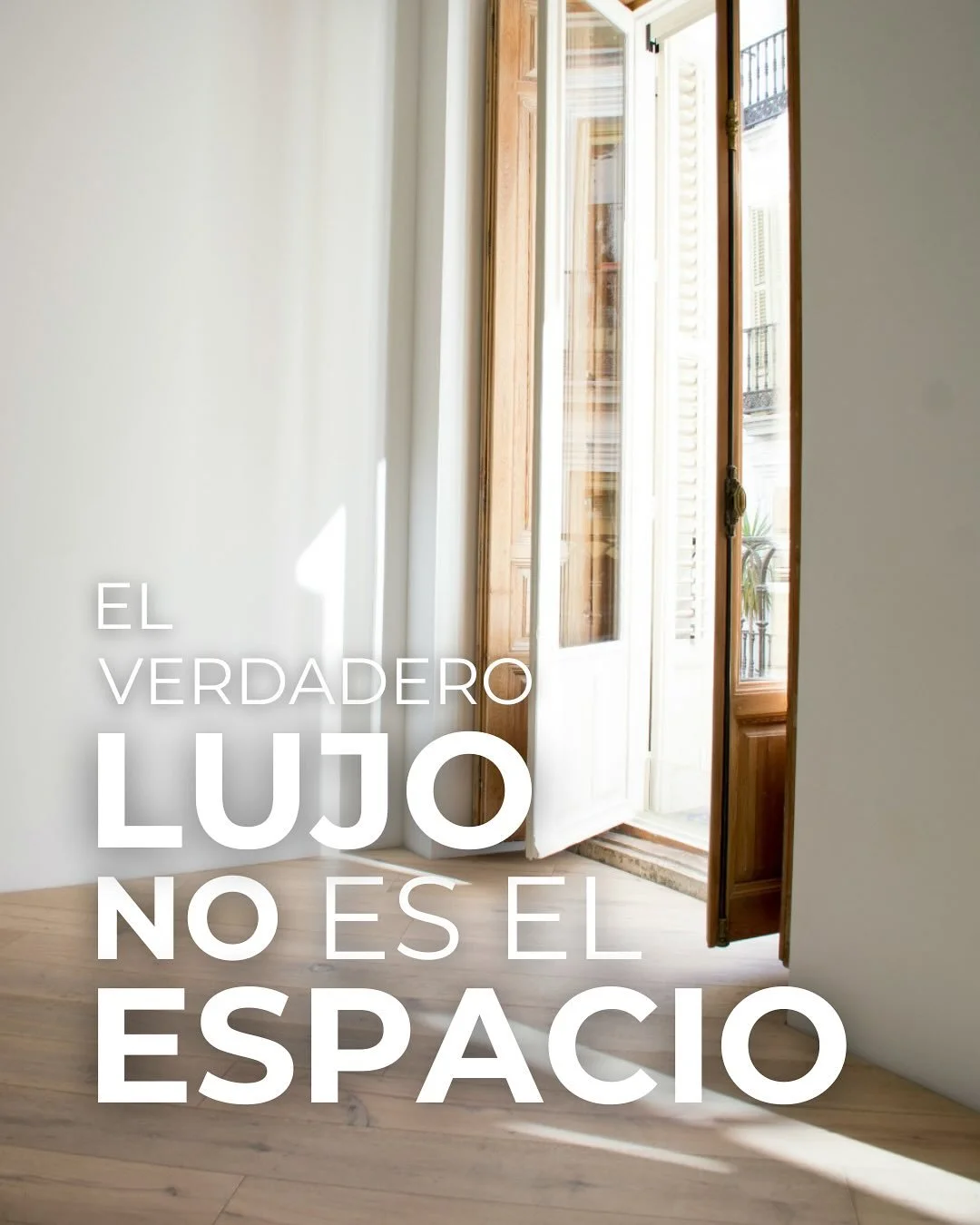 El verdadero lujo NO es el espacio.
El verdadero lujo es sentirte a gusto en TU casa&hellip;y tener el TIEMPO para disfrutarla.

Por eso cuando dise&ntilde;amos una casa la pensamos con una mirada doble.

- Que sea funcional para tu d&iacute;a a d&ia