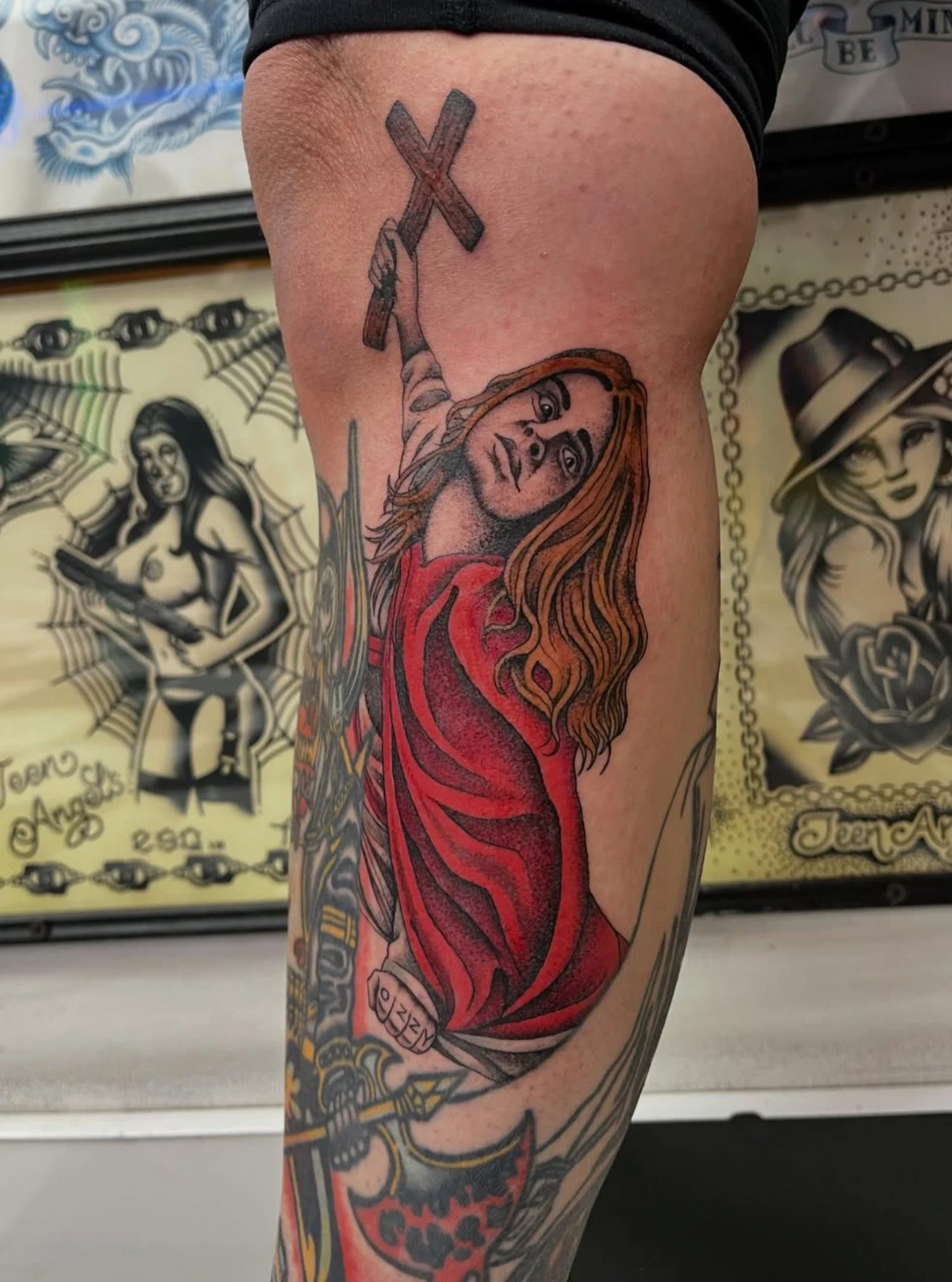 Ozzy 
By @jeremysneviltattoos 
.
.
.
.
.
#eastrivertattoo #ozzy #blacksabbath #brooklyntattoo #nyctattoo #greenpoint