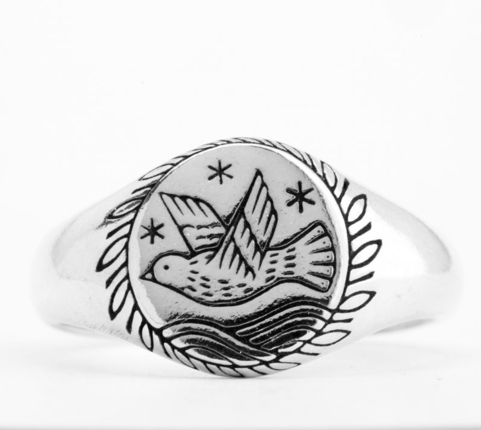 At Sea Pinkie Signet by Duke Riley + Digby & Iona