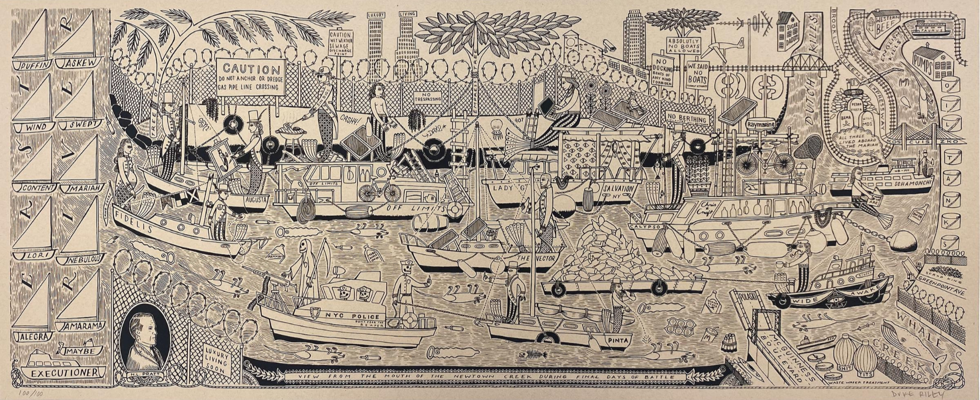 The View from the Mouth of the Newtown Creej During Final Days of Battle, 2023