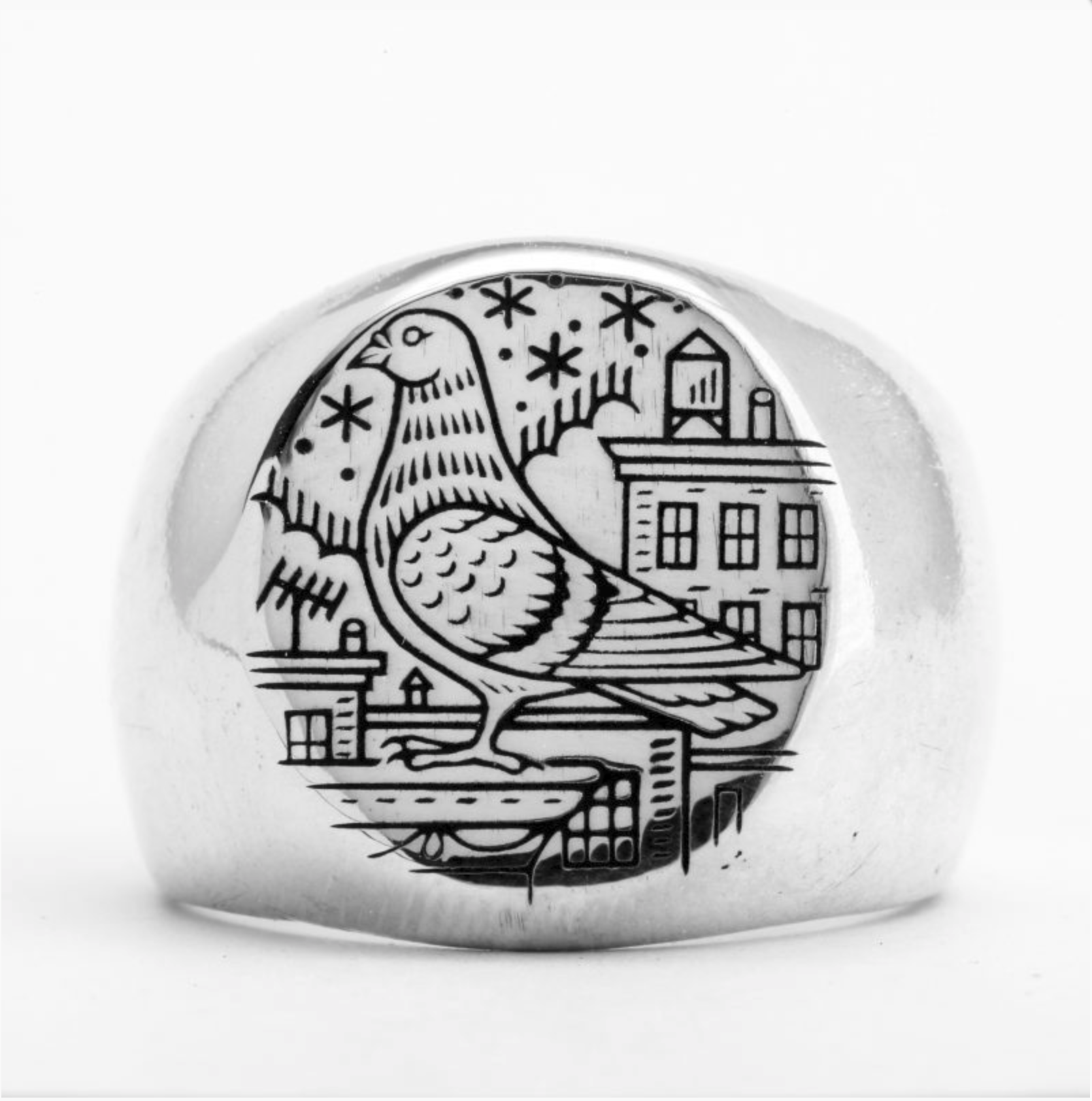 Pigeon Signet by Duke Riley + Digby & Iona