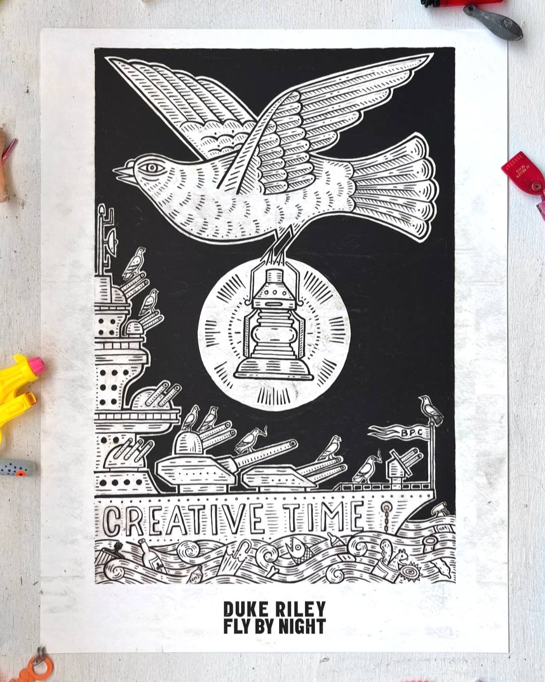 Fly by Night Creative Time, 2016 Poster