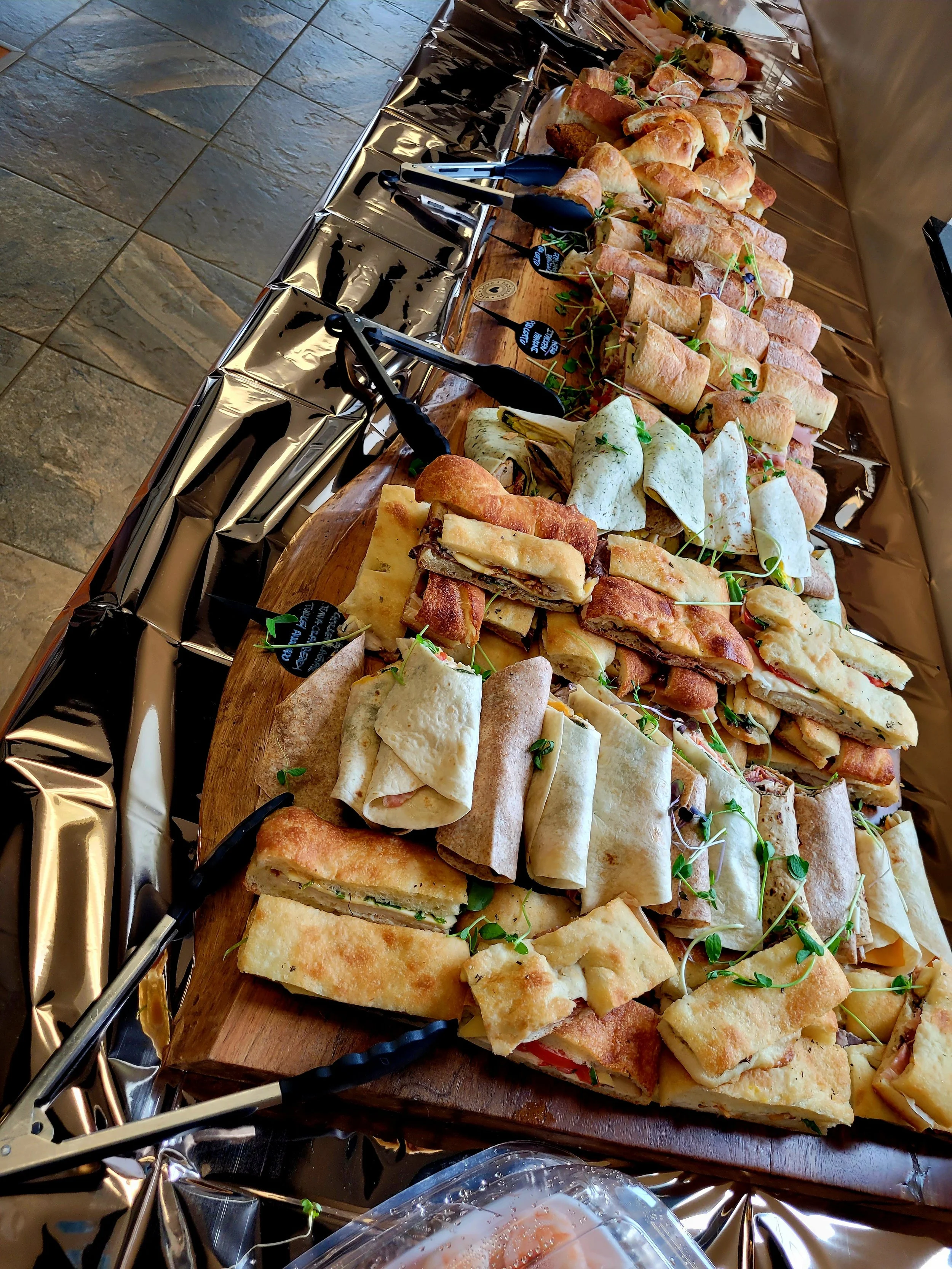 Gourmet Sandwich Table buffet Sally Creek.jpg