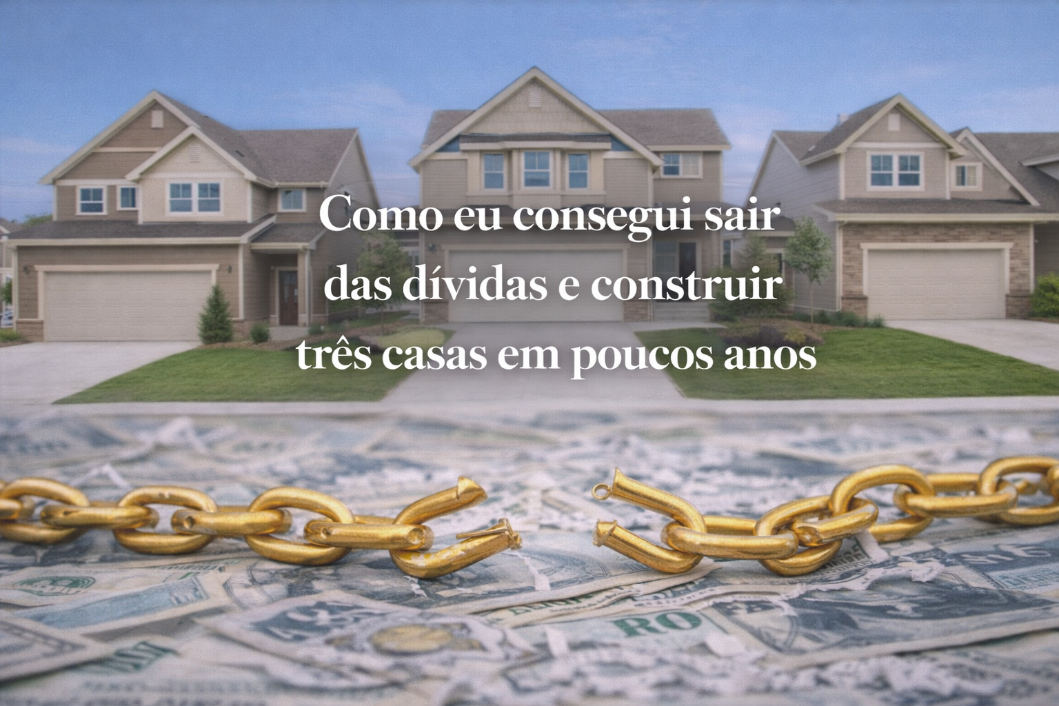 Como eu consegui sair das dívidas e construir três casas em poucos anos