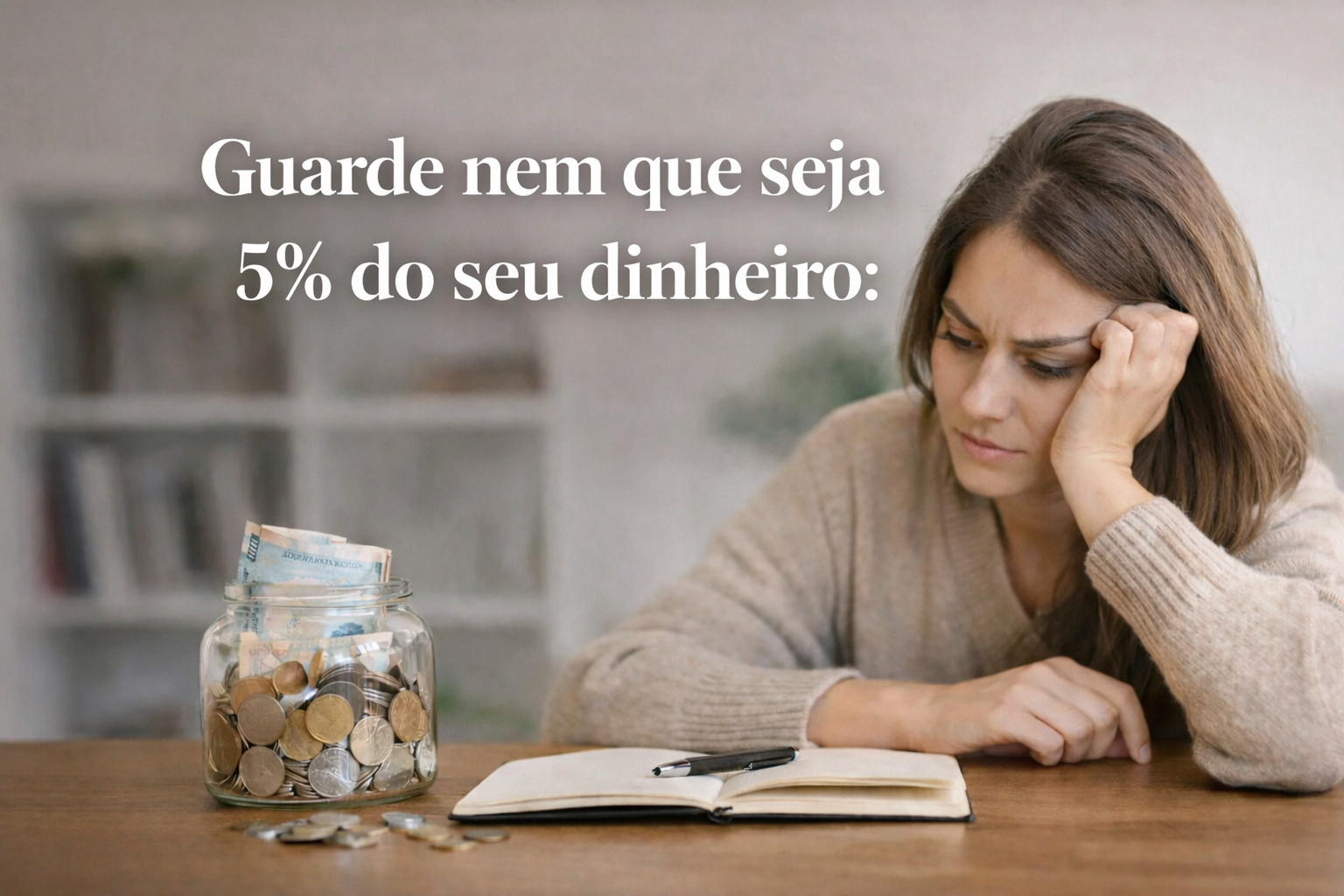 Por que é tão difícil guardar dinheiro