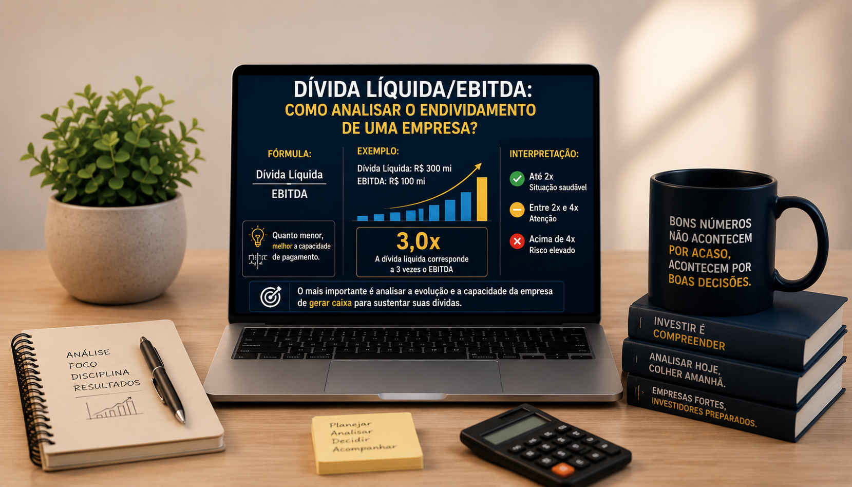 O que é Dívida Líquida/EBITDA e como analisar o endividamento de uma empresa?
