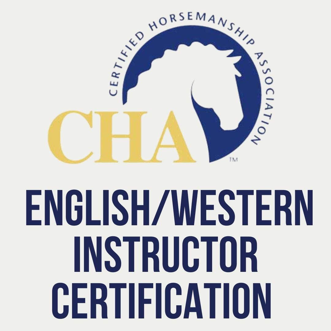 CHA English/Western Instructor Certification