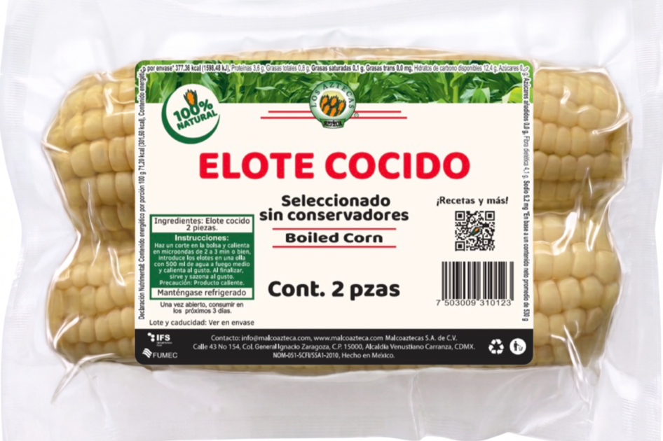 elote cocido