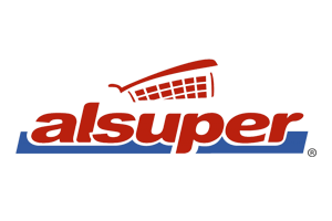 Logo de Al Super cliente que le entregamos productos de alta calidad