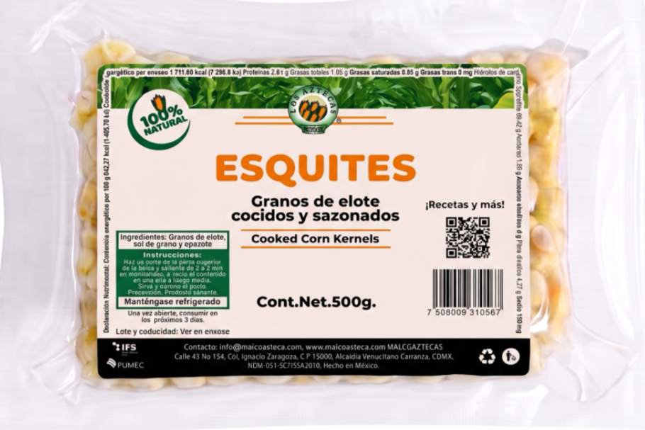 esquite cocido