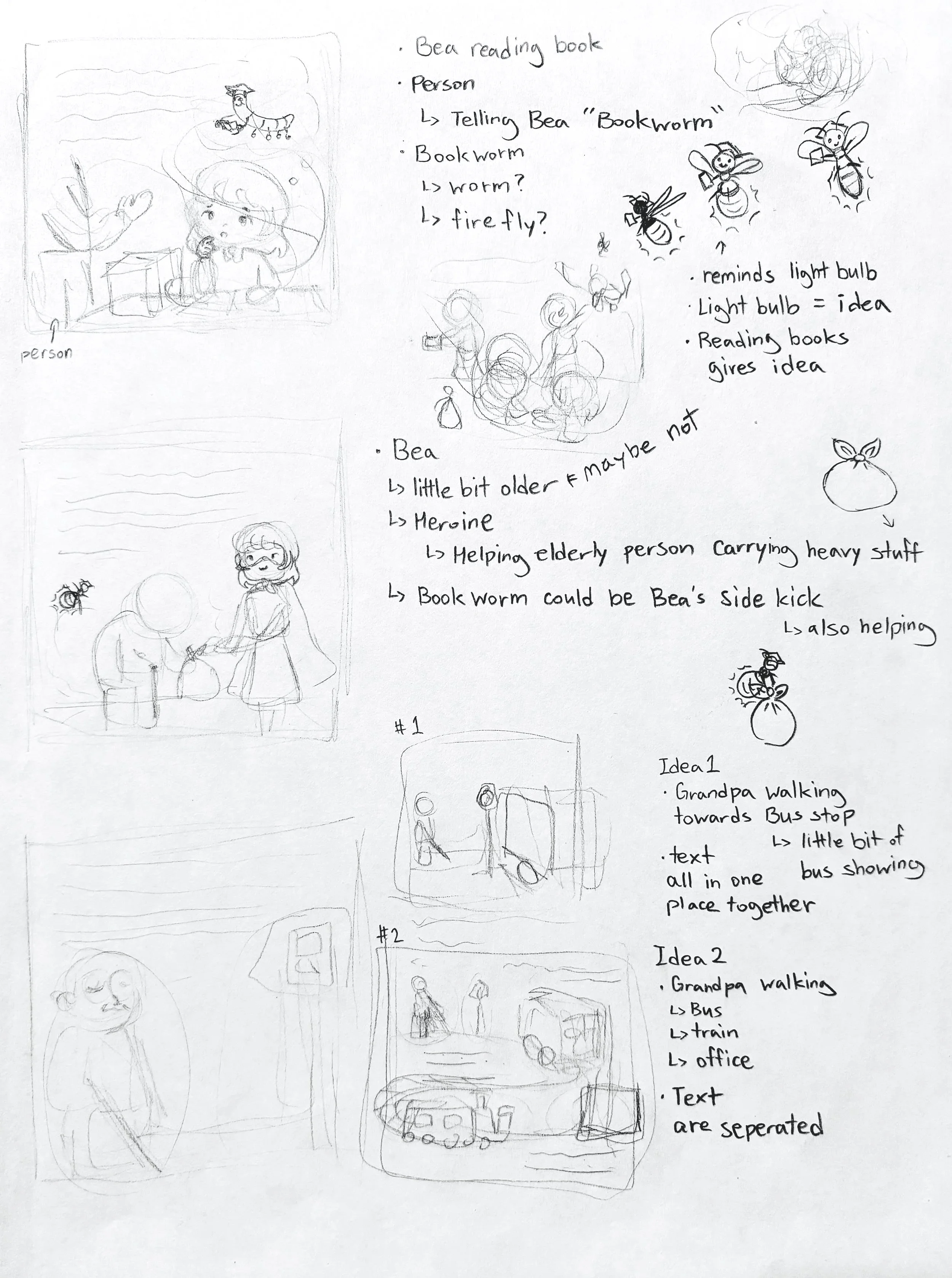 Sketch of Illustration Pages