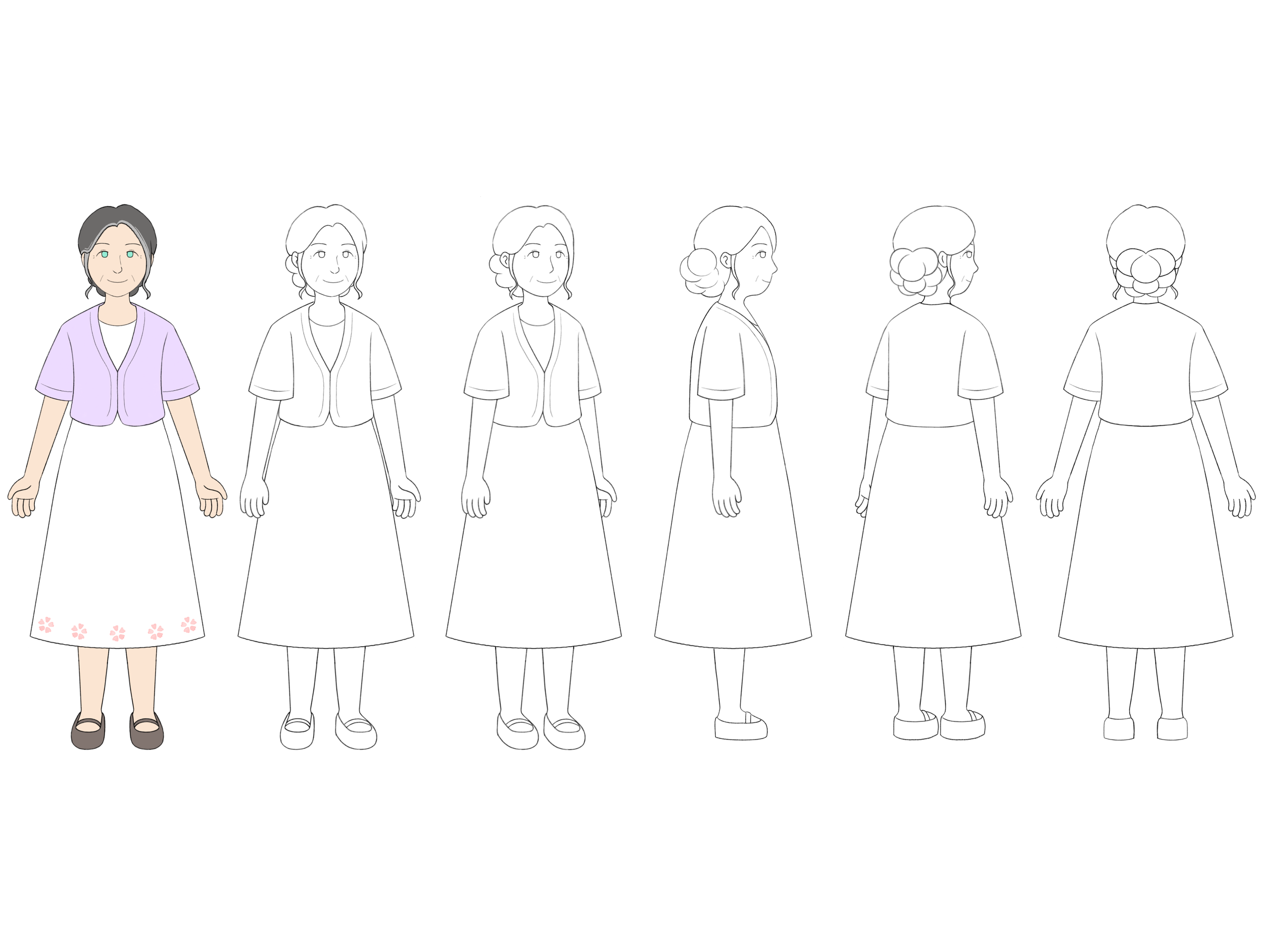 Grandma Lena, Character Turnaround