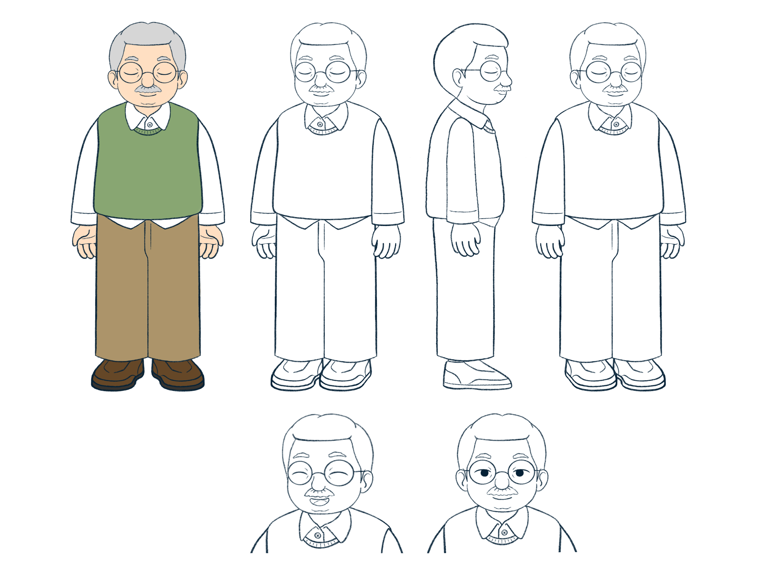 Grandpa Nathan, Character Turnaround