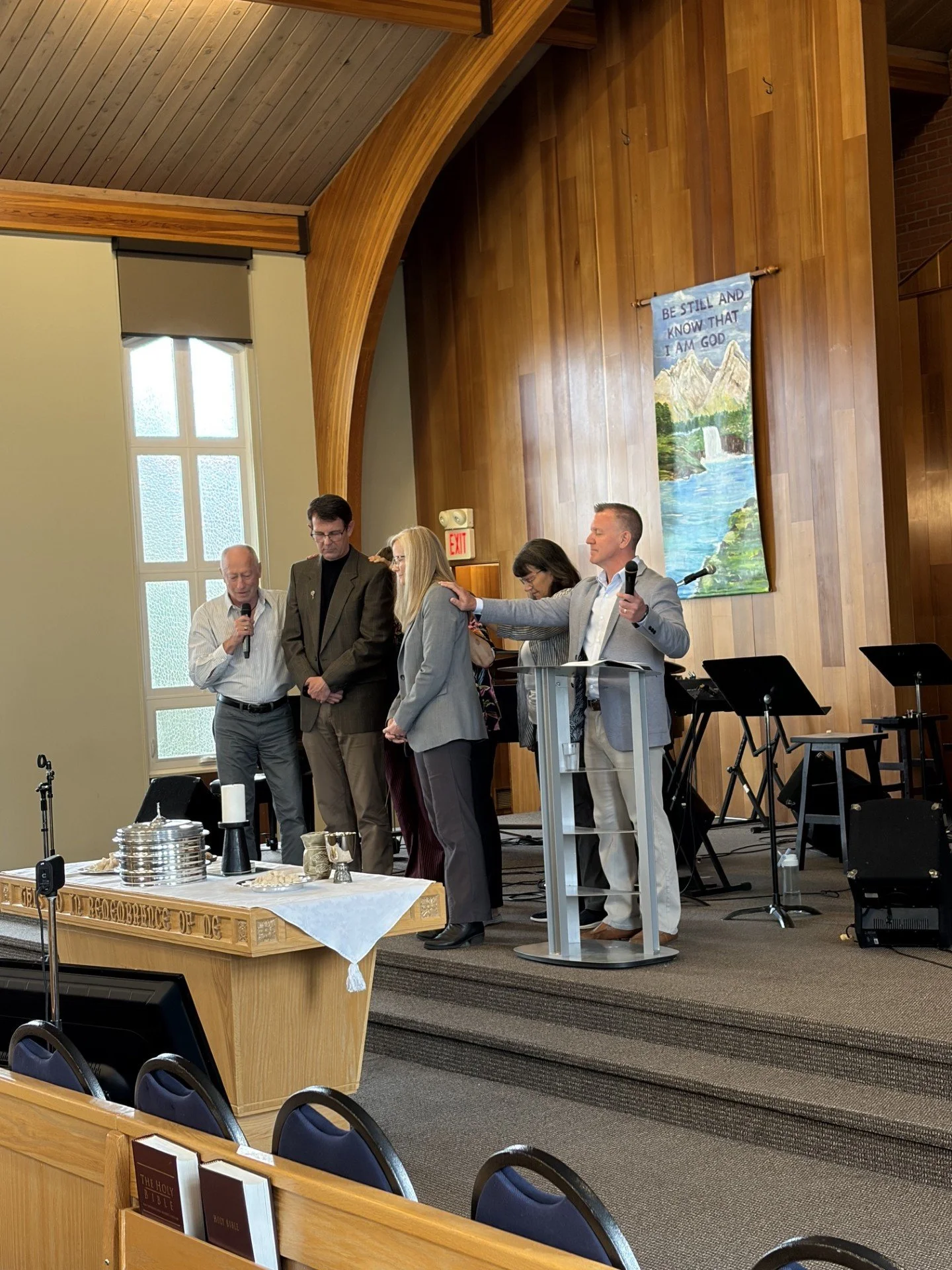  Ordination service for Carol Henders and Jim Hall at Laurier Heights Baptist Church, Edmonton 