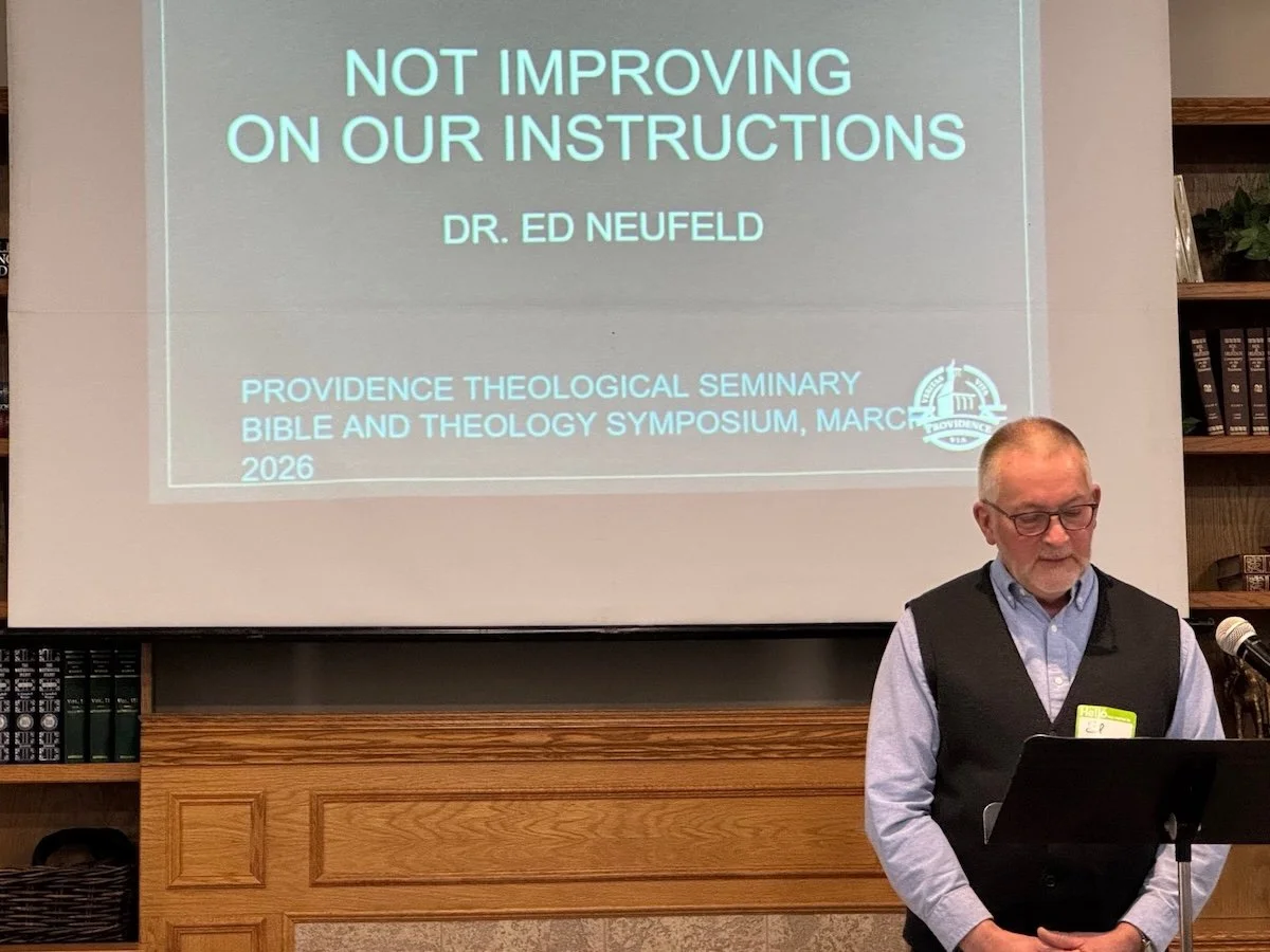 Book Release from Pastor Ed Neufeld