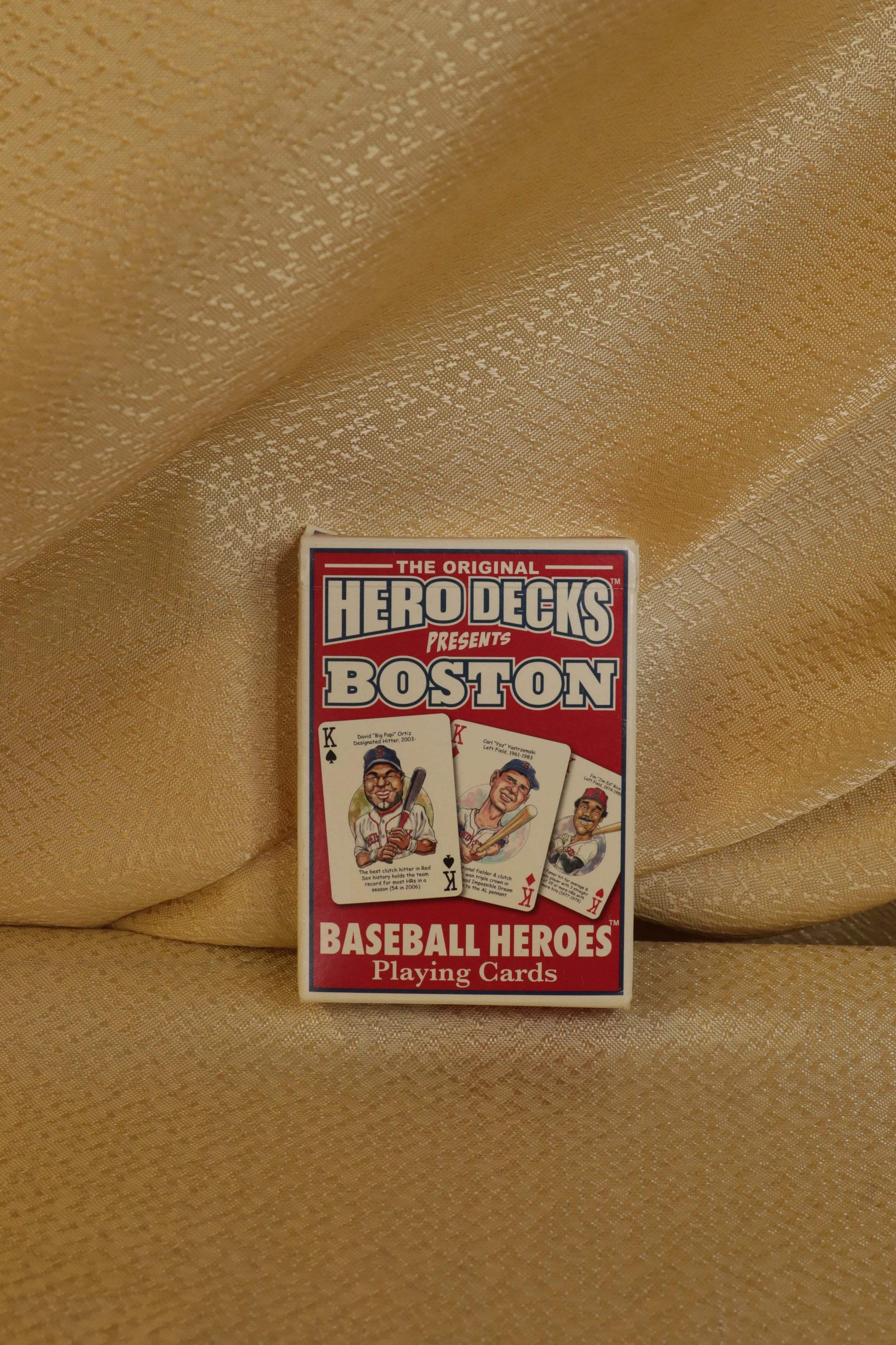 Boston Baseball Hero Playing Cards