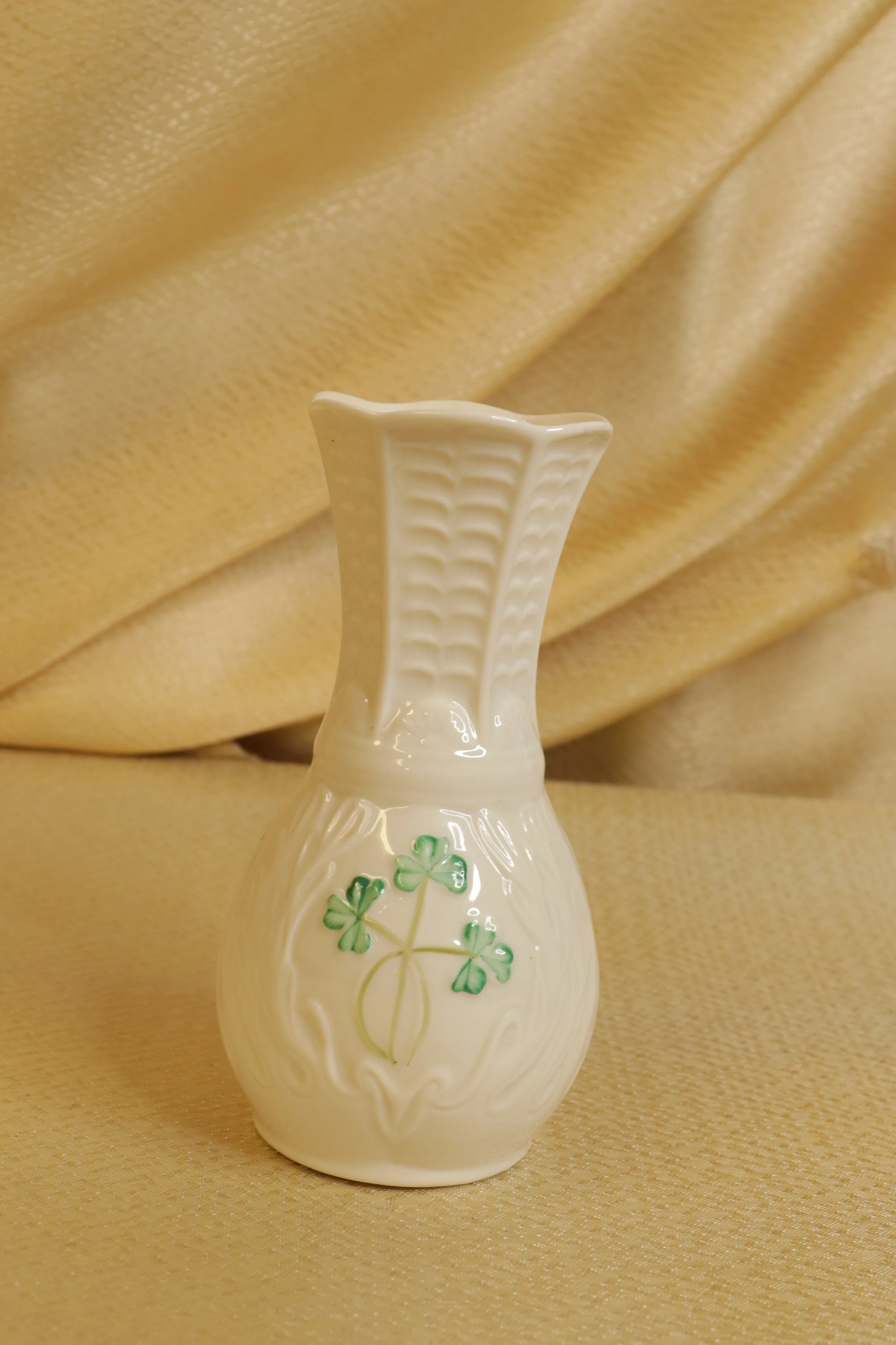 Small Shamrock Vase from Ireland