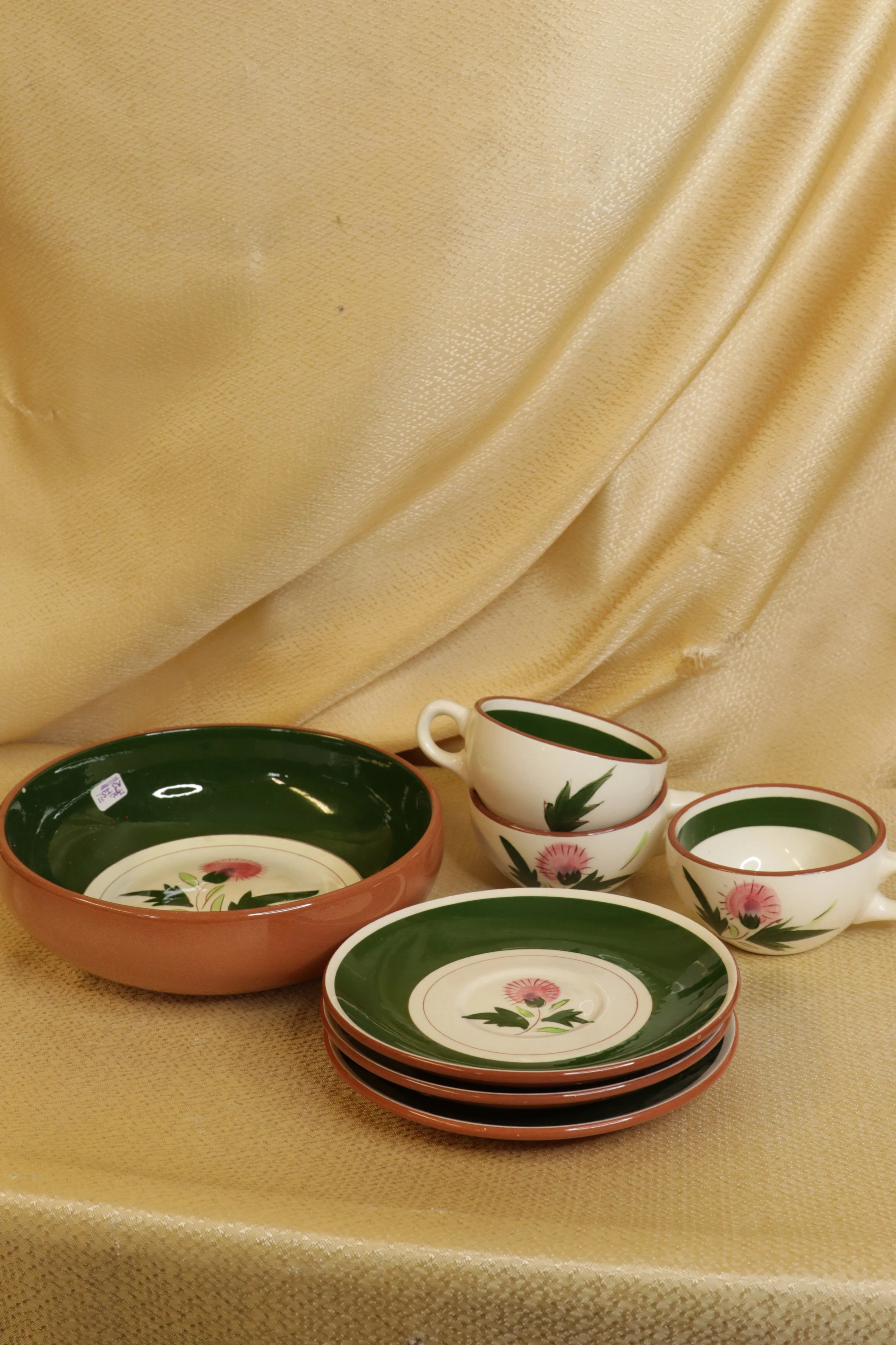 Stangl Pottery Thistle Set