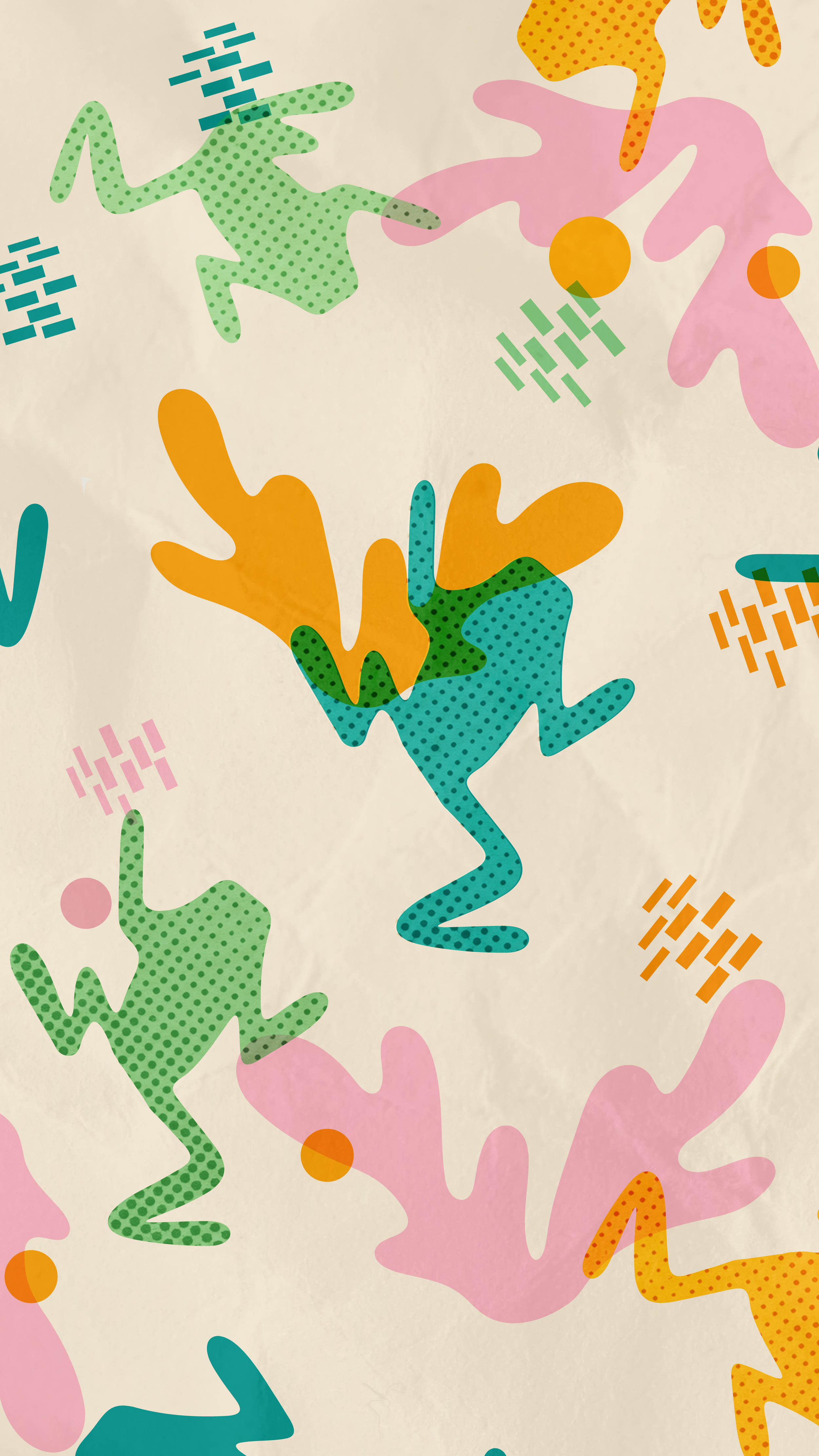 Dancing Frogs Digital Wallpaper