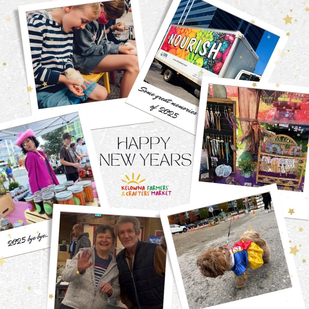 Thank you for an incredible season, the support, the friendships and the many memories made between the vendors and you, our community.

Wishing everyone a joyful New Year&rsquo;s celebration filled with good food, great company, and moments worth re