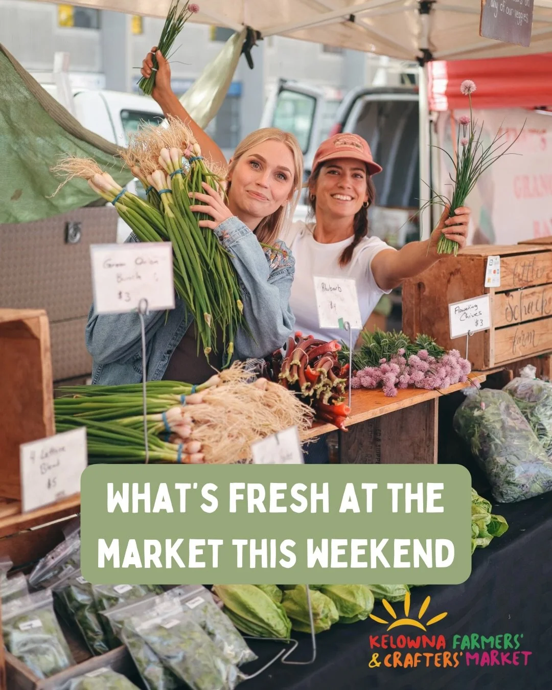 What are you getting at the market this weekend?

We&rsquo;ll have crisp greens, fresh bread, local fruit and vegetables, small-batch goods, and lots of treats from your favourite vendors.

See you tomorrow, 8AM&ndash;1PM at the Landmark District!

I
