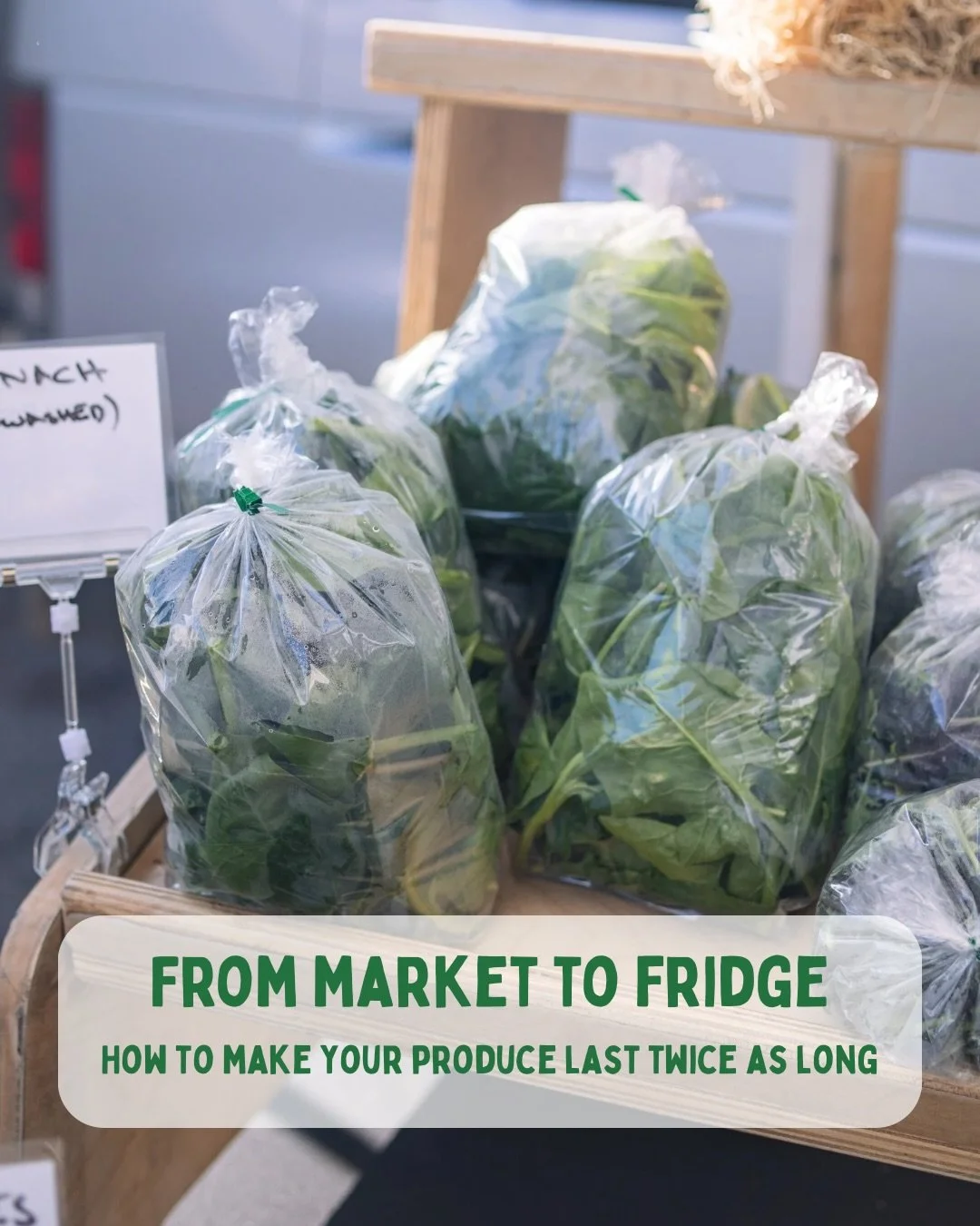 Fresh spring vegetables don&rsquo;t last forever, so storing them well makes all the difference. 🌱

Here&rsquo;s a simple guide to keeping your market haul fresh, crisp, and full of flavour a little longer.

Save this for your next visit 🧑&zwj;🌾

