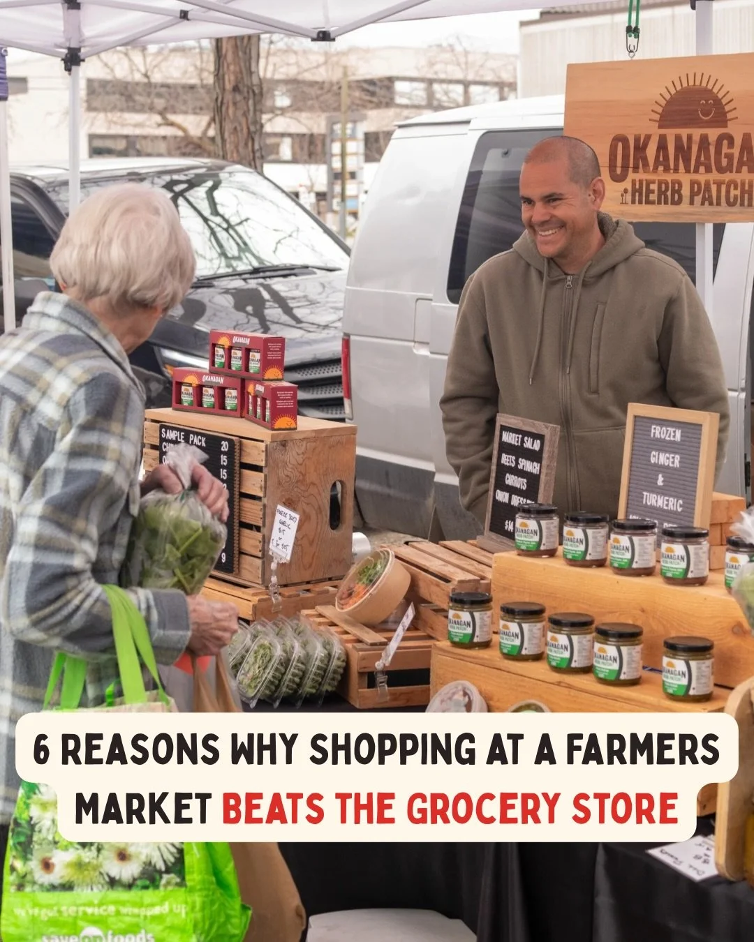 Every time you shop at a farmers market, you&rsquo;re supporting an entirely different food system.

One that values freshness over shelf life.
People over corporations.
Seasonality over convenience.
And local families over massive supply chains.

Th