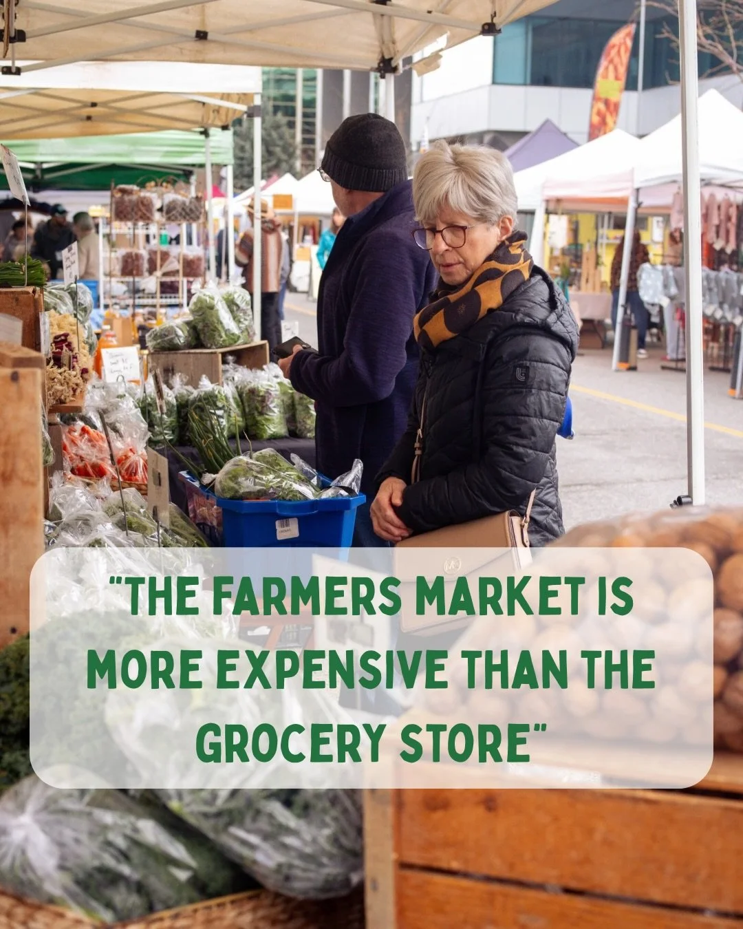 Think the grocery store is always cheaper? Think again.

When you shop at the market, you&rsquo;re not just getting fresh, seasonal food. You&rsquo;re supporting local farmers and their families directly.

Most of our vendors grow on a small scale, o