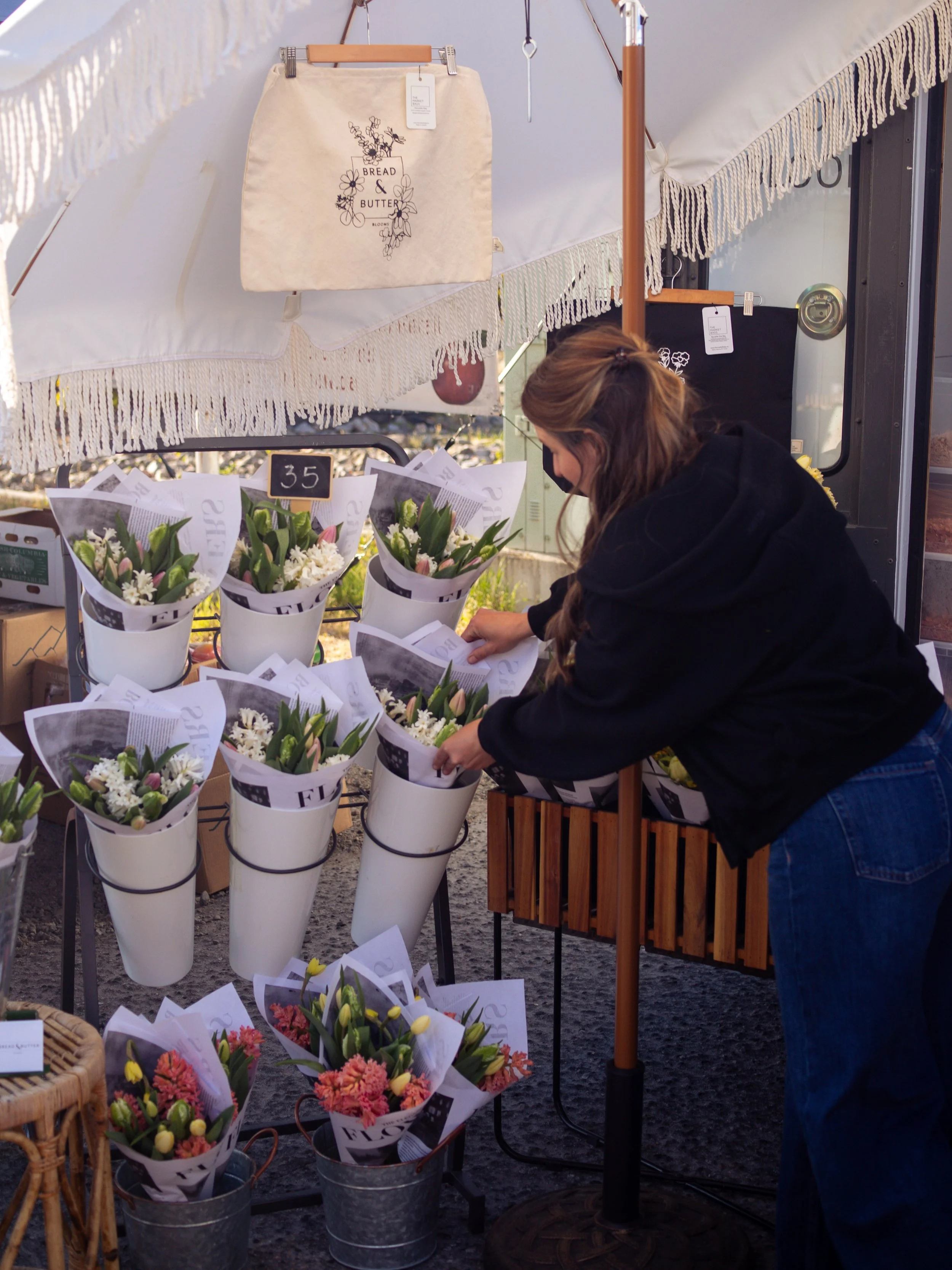 A few familiar faces and local finds from the market.

From freshly baked cinnamon rolls to handmade goods, this is just a small sample of what (and who) you can discover when you wander through.

What&rsquo;s your go-to stop at the market?

#kelowna